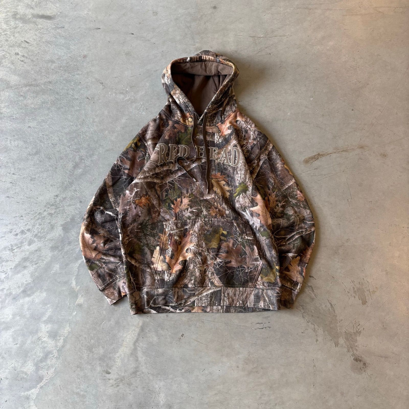 Redhead y2k vintage red head camo hoodie Size US M / EU 48-50 / 2 - 1 Thumbnail