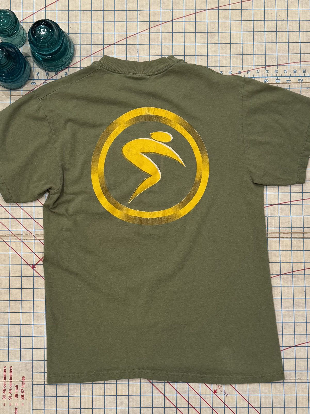 Santa Cruz Skateboards Vintage Santa Cruz Faded Green Graphic Tee Mens Size Medium Size US M / EU 48-50 / 2 - 8 Thumbnail