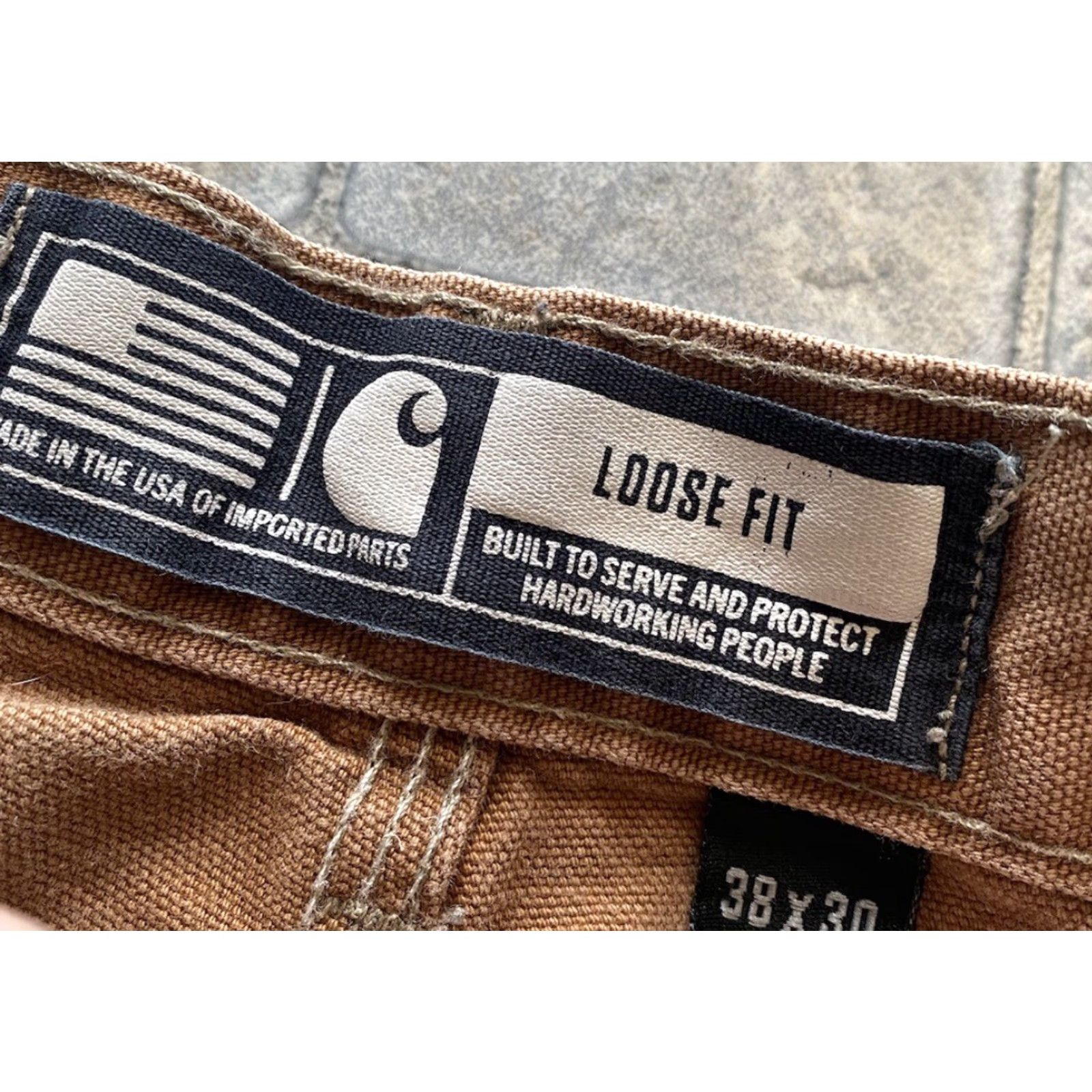 Carhartt Carhartt Pants Brown Men 38x30 Regular Inseam 30 Made In USA B01 BRN Double Knee Size US 38 / EU 54 - 6 Thumbnail