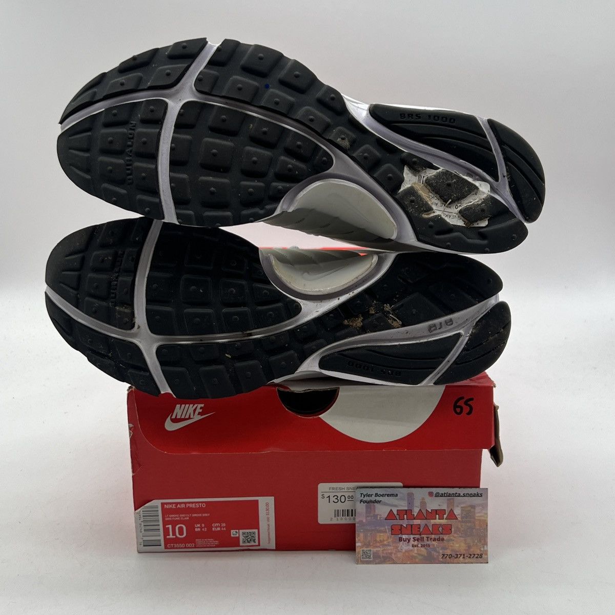 Nike Air presto light smoke grey Size US 10 / EU 43 - 7 Thumbnail