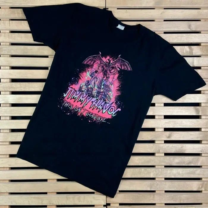 Vintage Mens Vintage T Shirt Jimmy Havoc Size XL Size US XL / EU 56 / 4 - 1 Thumbnail
