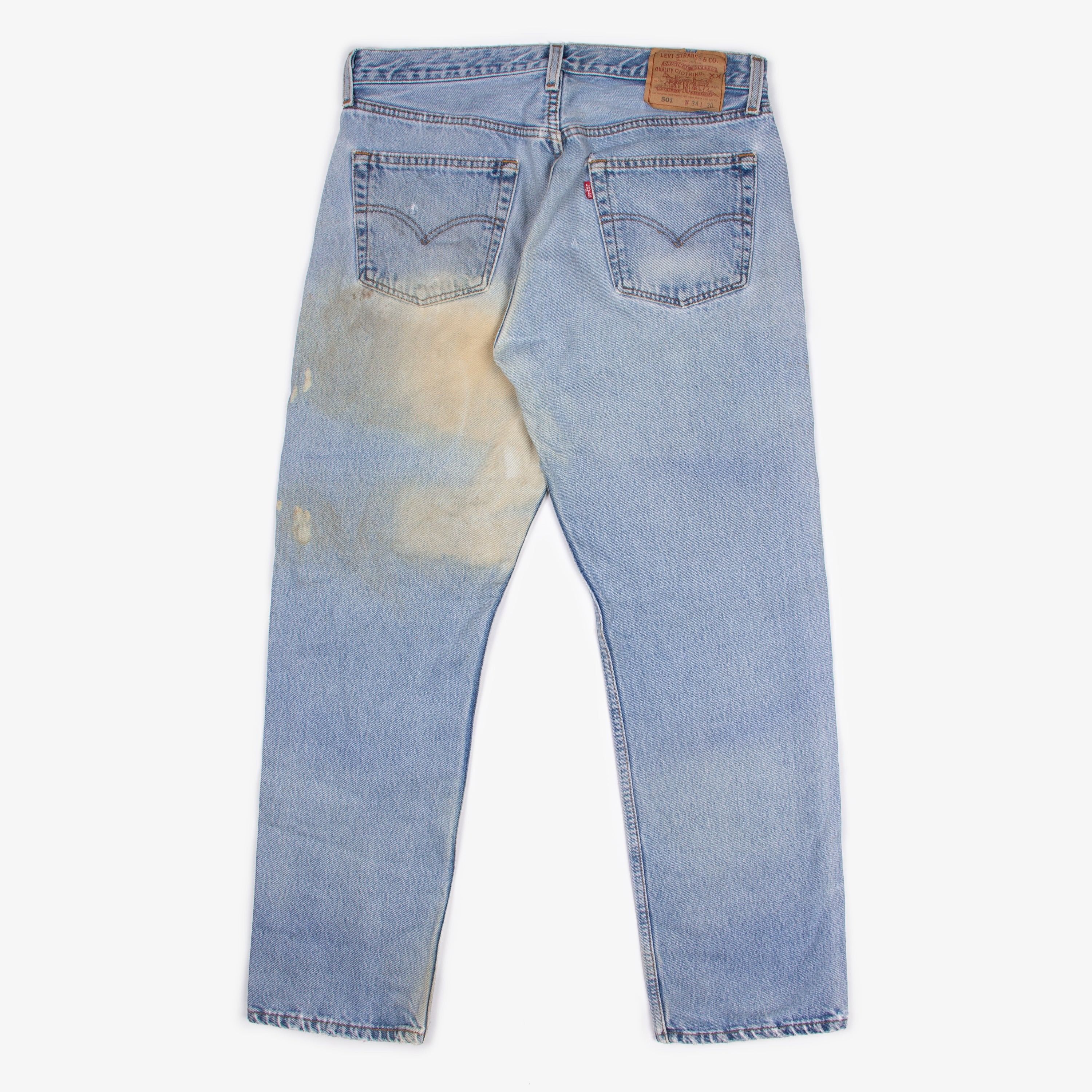 Levi's × Levi's Vintage Clothing × Vintage LEVIS LIGHT BLUE WASH 501 Size US 34 / EU 50 - 3 Thumbnail