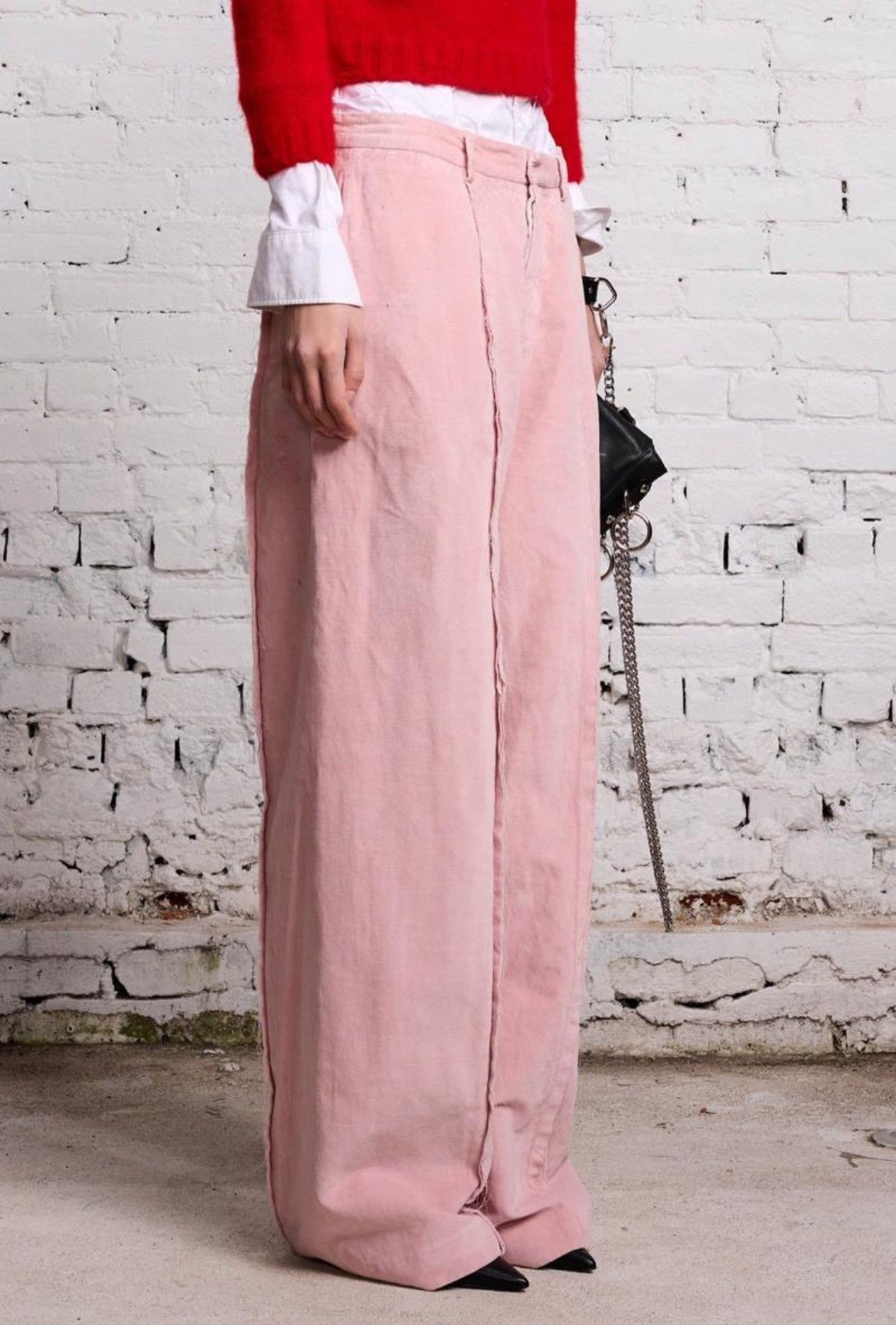 R13 R13 inverted pink trouser. Size 25 Size 25" / US 0 / IT 36 - 4 Thumbnail