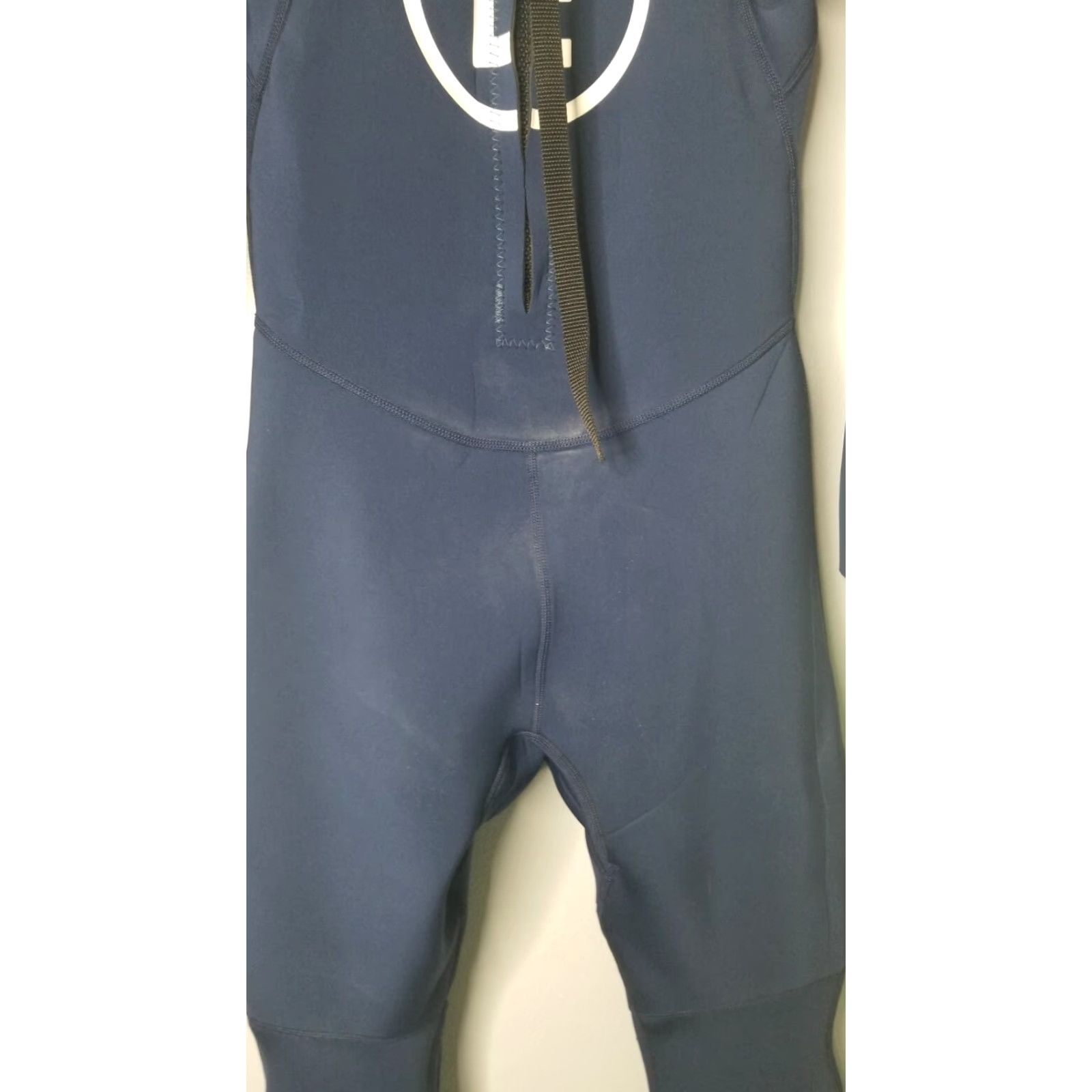 Lands' End LANDS' END Womens 6 Neoprene Long Sleeve Colorblock Surf Wetsuit Navy Size M / US 6-8 / IT 42-44 - 7 Thumbnail