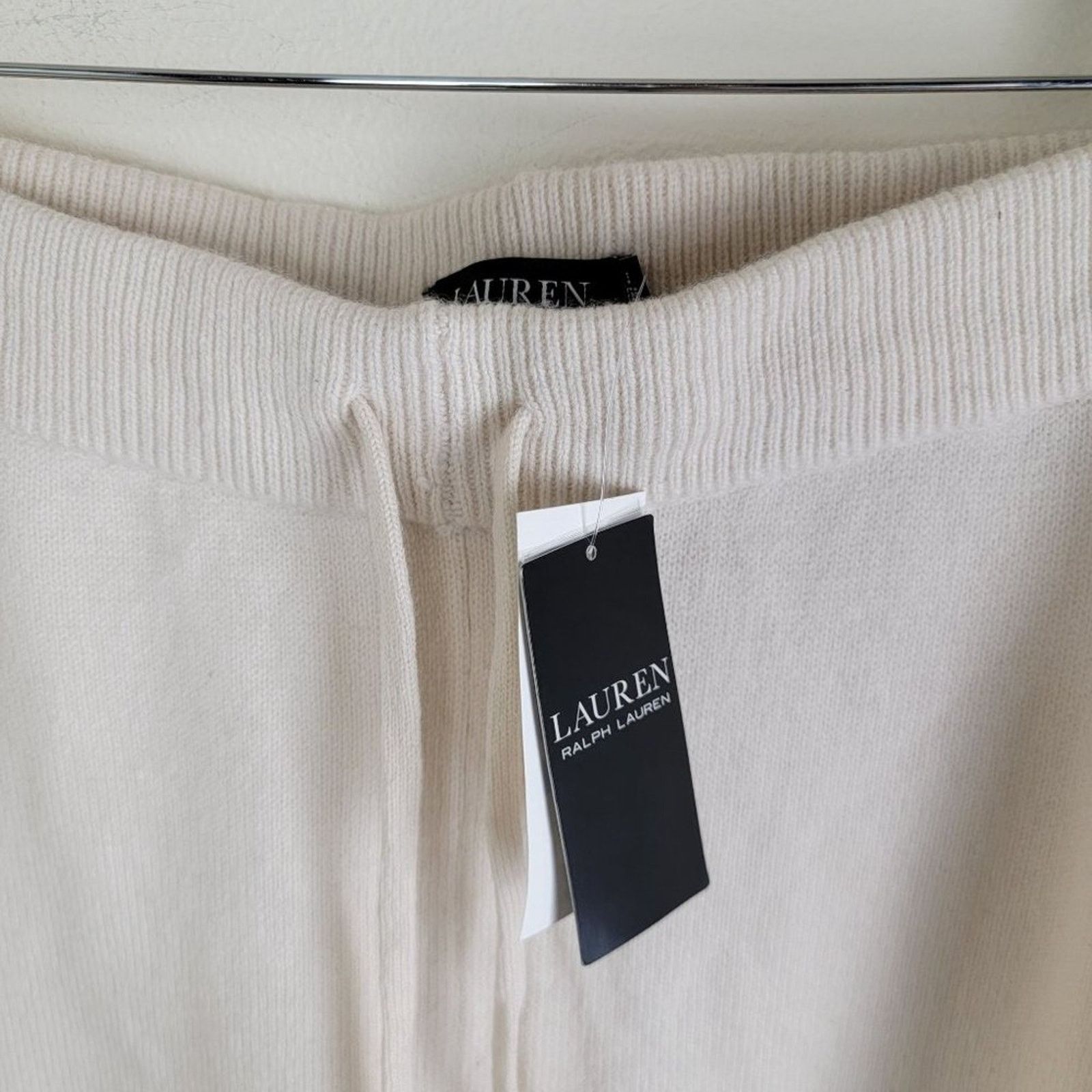 Lauren Ralph Lauren Cable-Knit Wool Cashmere Jogger Pants Size 42" / US 20 - 8 Thumbnail