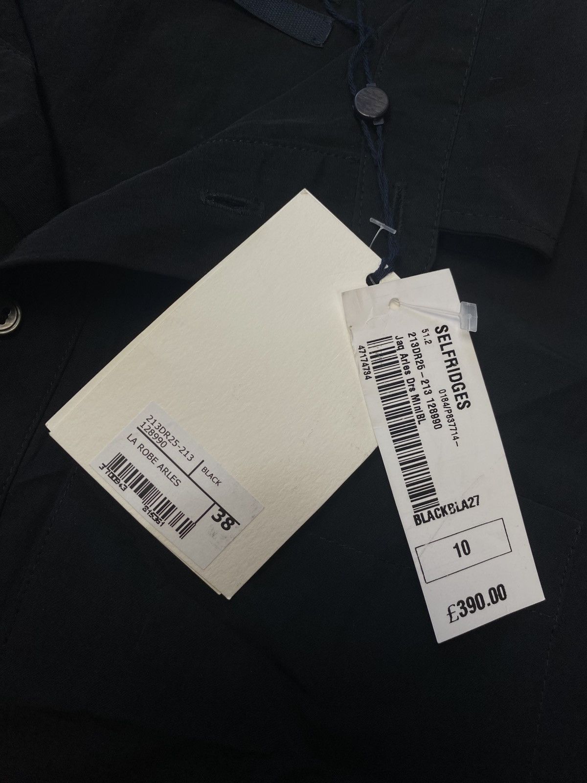 Jacquemus Jacquemus La Montagne Black Mini Dress Size M / US 6-8 / IT 42-44 - 3 Thumbnail
