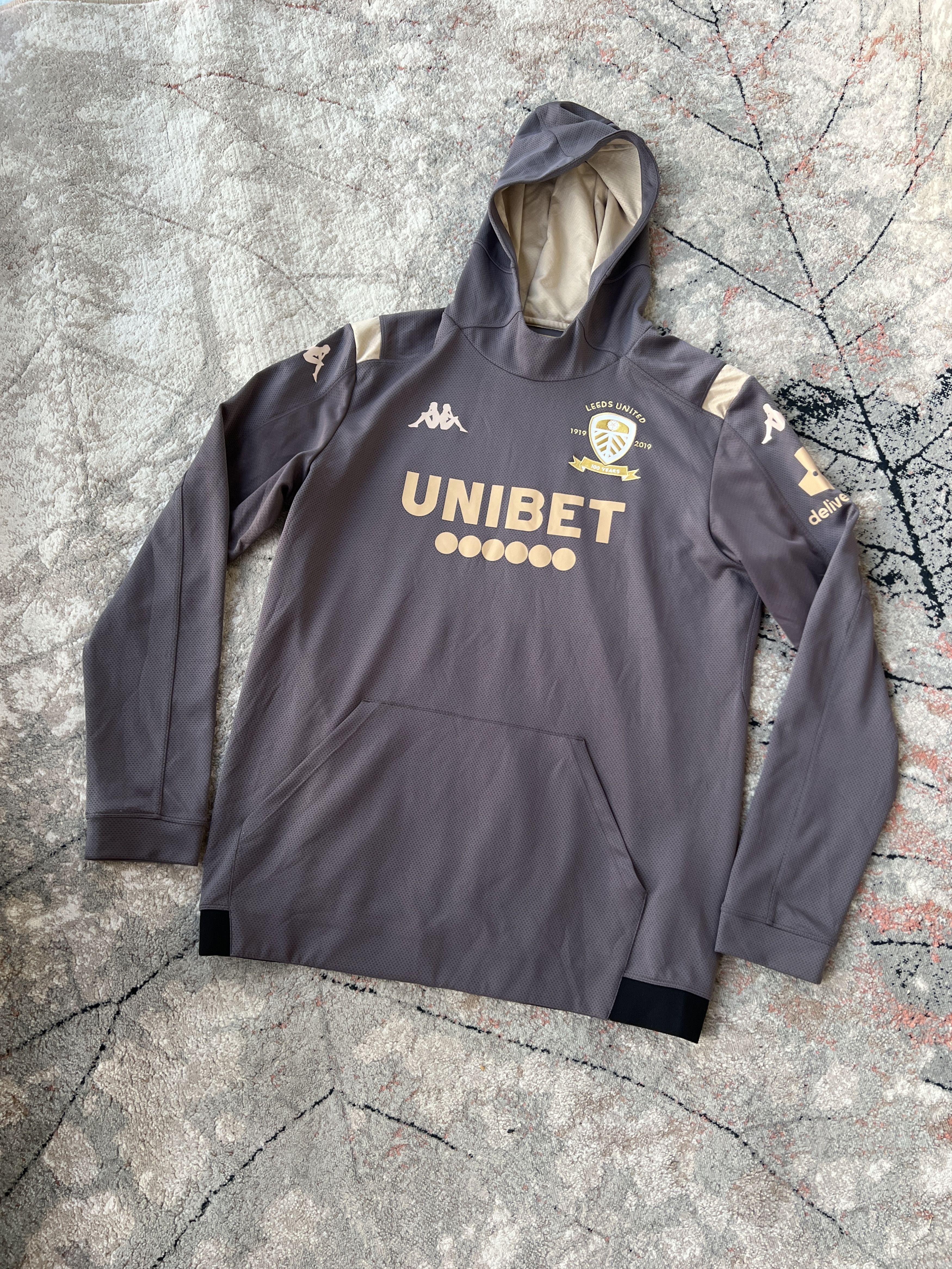 Kappa Kappa Leeds United Football Hoodie Size US XXL / EU 58 / 5 - 1 Thumbnail