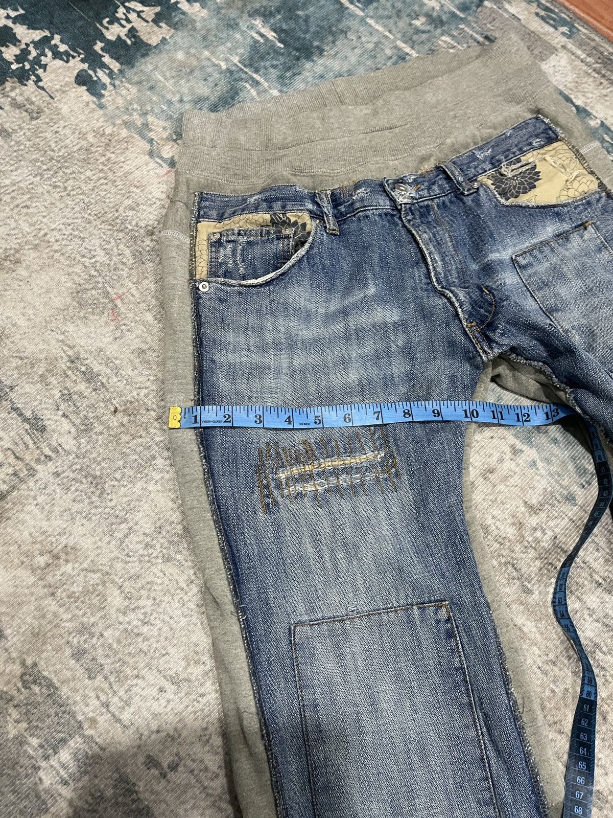 Japanese Brand × Vintage Vintage Gumu INTL Distressed Hybrid Pants Size US 32 / EU 48 - 22 Thumbnail