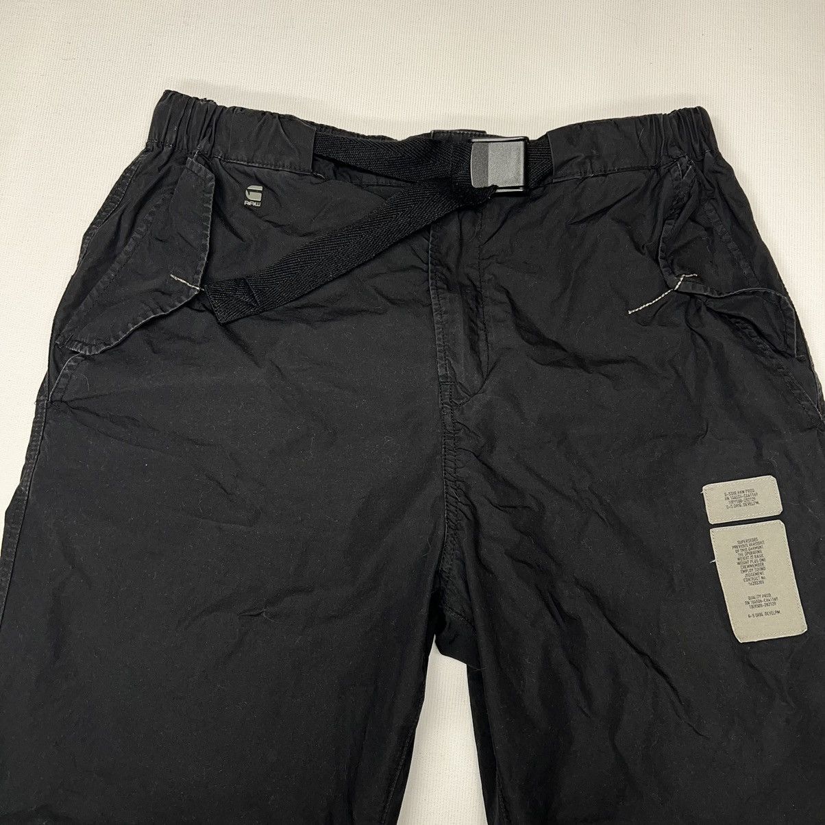 G-Star G Star Raw Pants Black Utility Relaxed Poplin Trainer Size US 31 - 5 Thumbnail