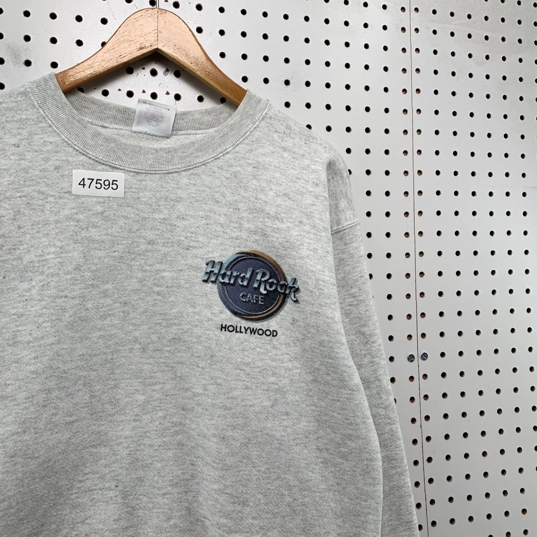 Hard Rock Cafe VINTAGE Hard Rock Cafe Hollywood Sweatshirt Men M Gray Fleece Crewneck USA Sweatshirt Mens Size US M / EU 48-50 / 2 - 5 Thumbnail