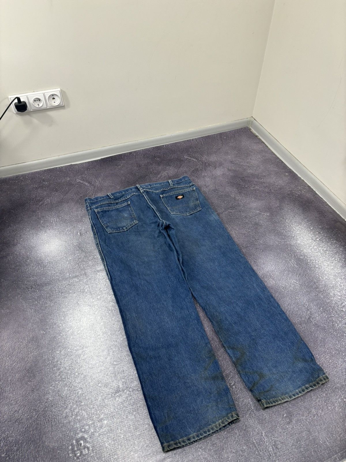 Dickies Vintage Dickies Work Blue Denim USA Hype Baggy Jeans Size US 42 / EU 58 - 3 Thumbnail