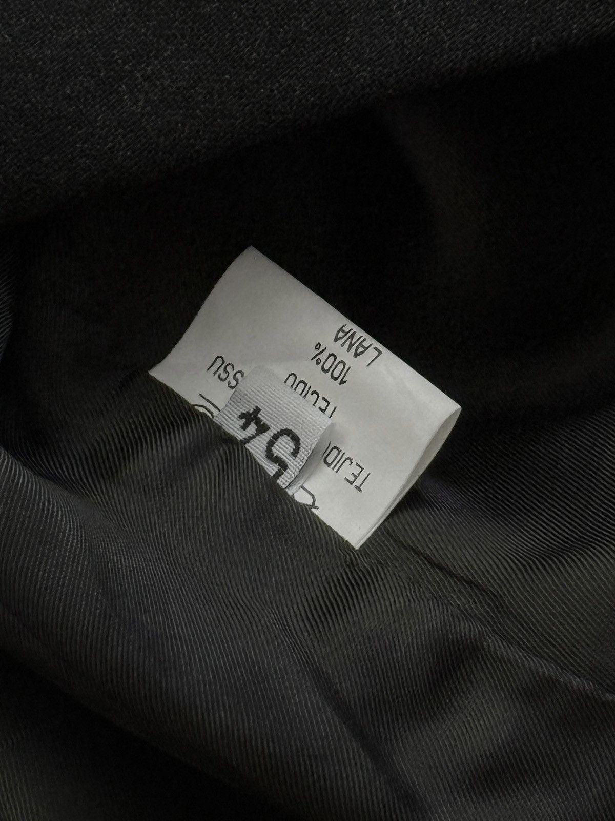 Other Minimal Wool Vest 54 Dark Gray Size 54R - 3 Thumbnail