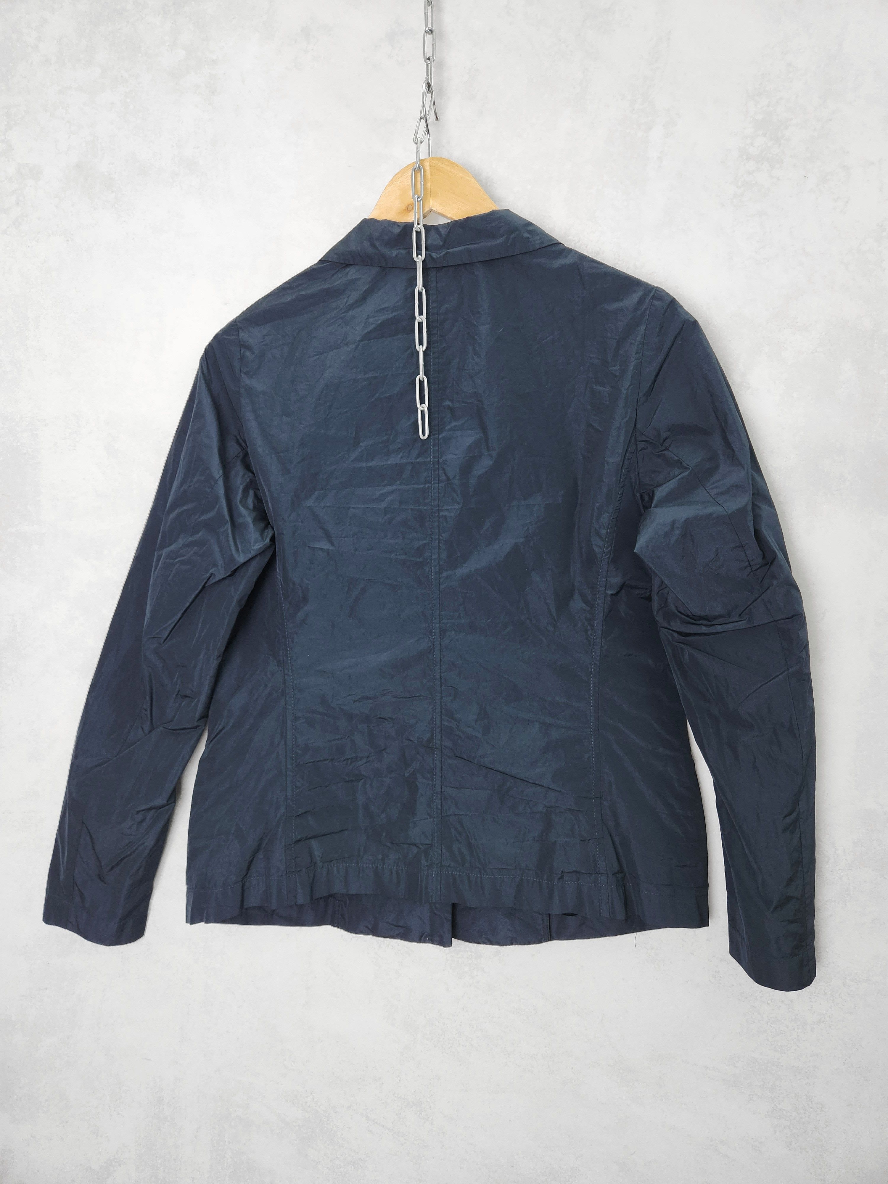 Other Katharina Hovman Nylon Buttons Up Shirt Blue Graphite Color Size M / US 6-8 / IT 42-44 - 6 Thumbnail