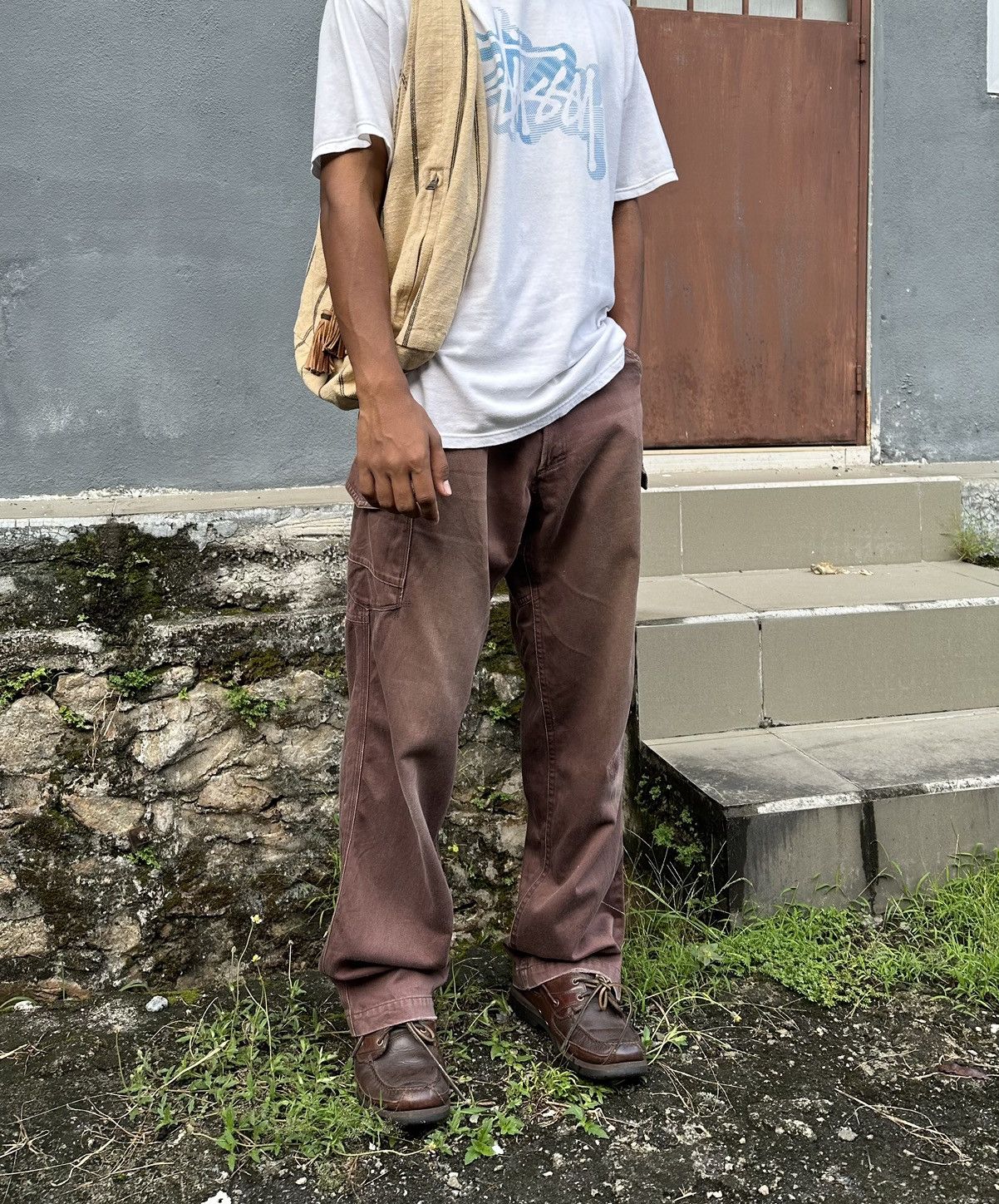 Vintage 👹Vintage THRASHED Vice United Cargo Pants Size US 32 / EU 48 - 1 Thumbnail