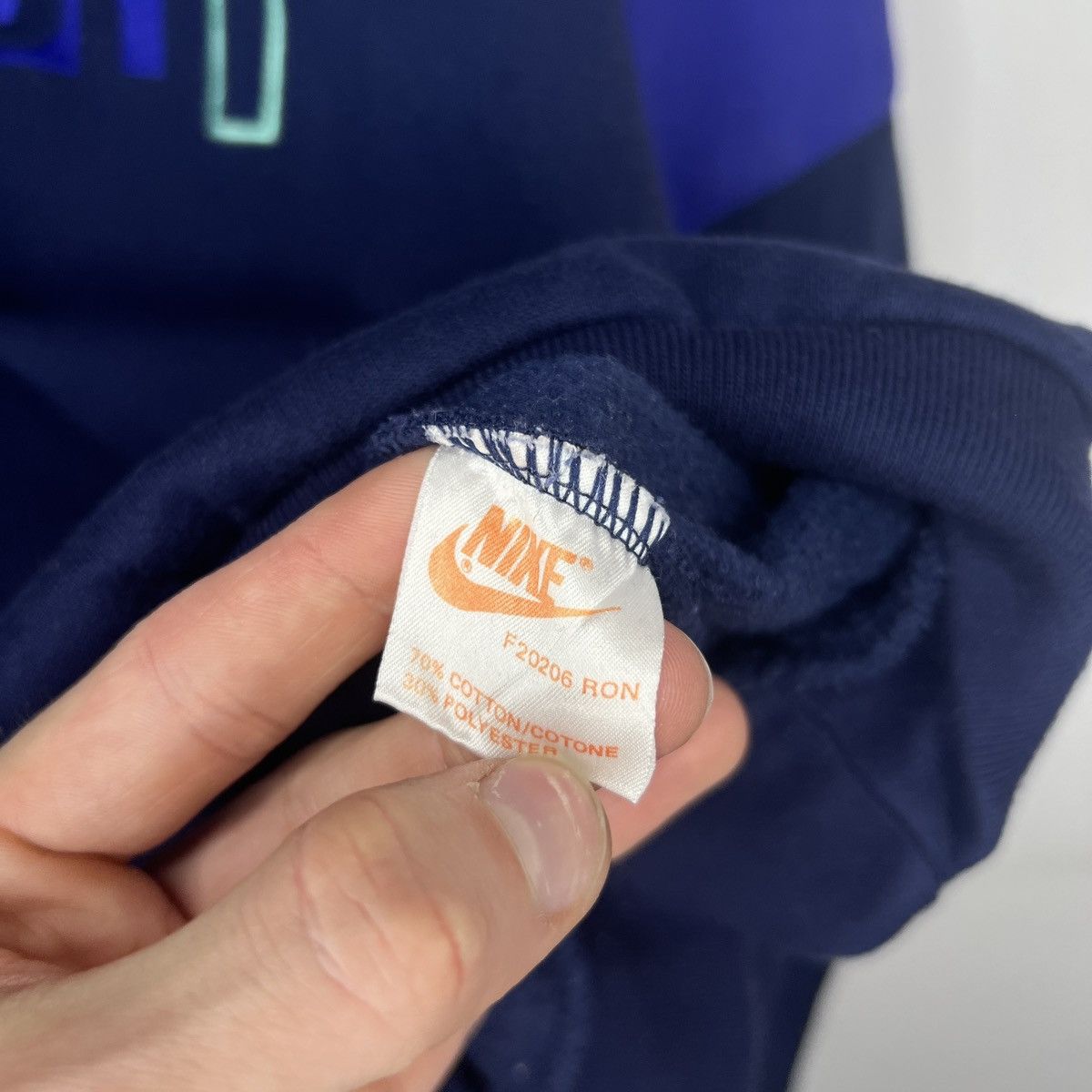 Nike Vintage 80s Sweatshirt Nike Half Zip Just Do It Spellout Size US L / EU 52-54 / 3 - 6 Thumbnail