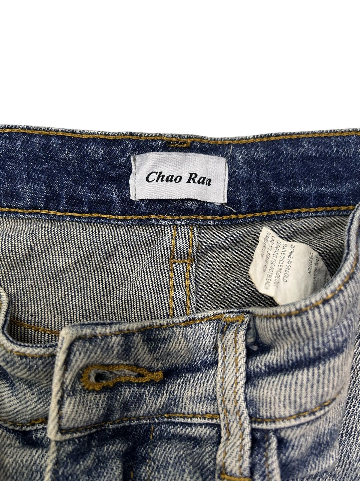 Japanese Brand × Vintage Vintage Japanese DSQ2 Punk Patchwork Style Denim Size US 28 / EU 44 - 7 Thumbnail
