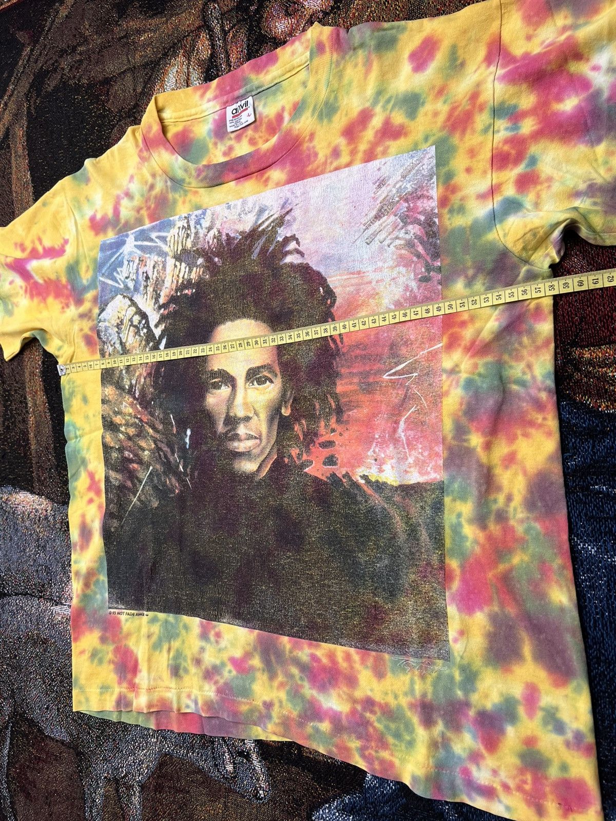Band Tees Vintage '93 Bob Marley Natty Dread Album Cover Tee Size US L / EU 52-54 / 3 - 6 Thumbnail