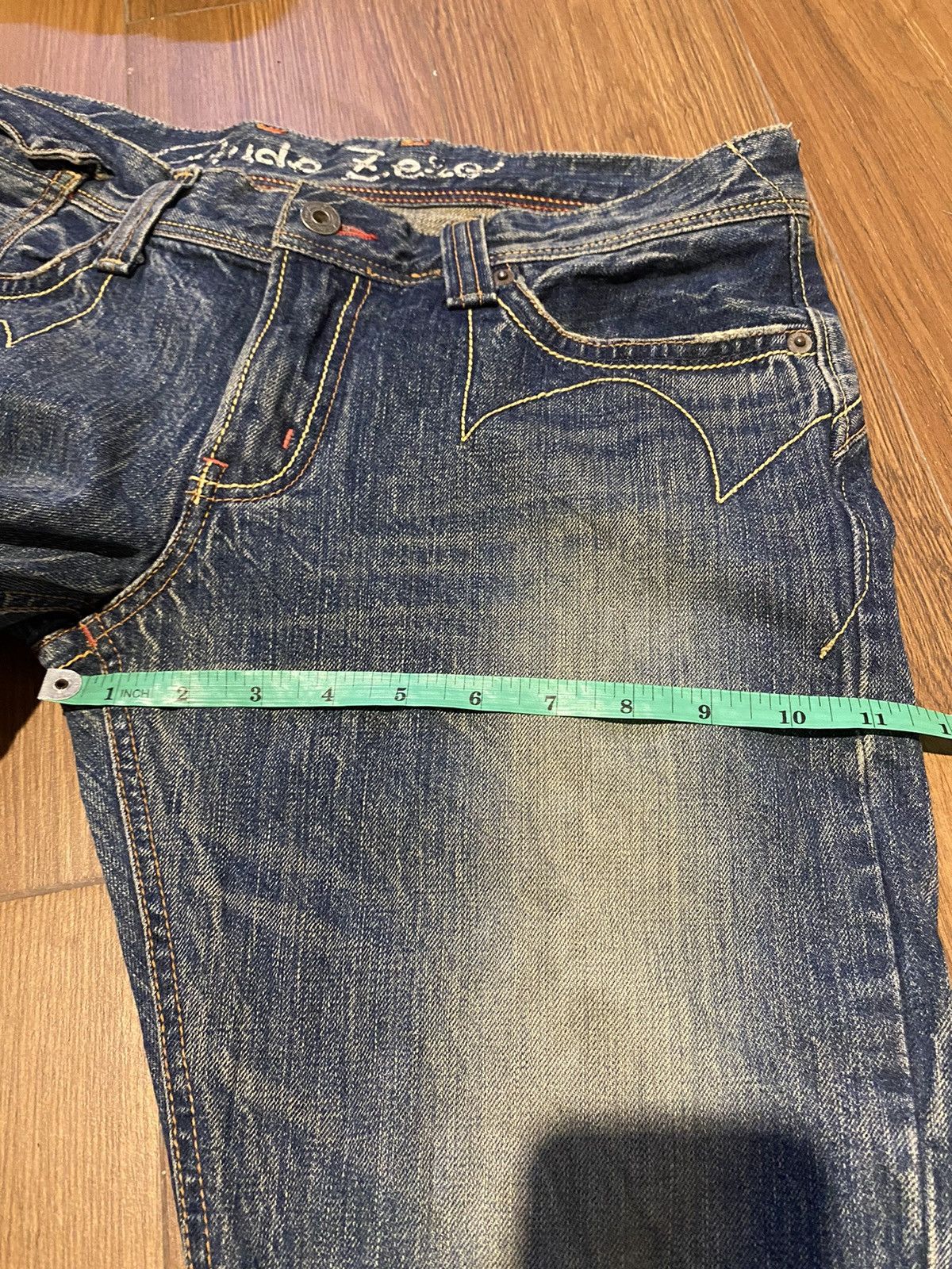 Edwin × If Six Was Nine × Kapital Edwin Rude Zero Distressed Wash Flared Denim Pants Size US 32 / EU 48 - 13 Thumbnail