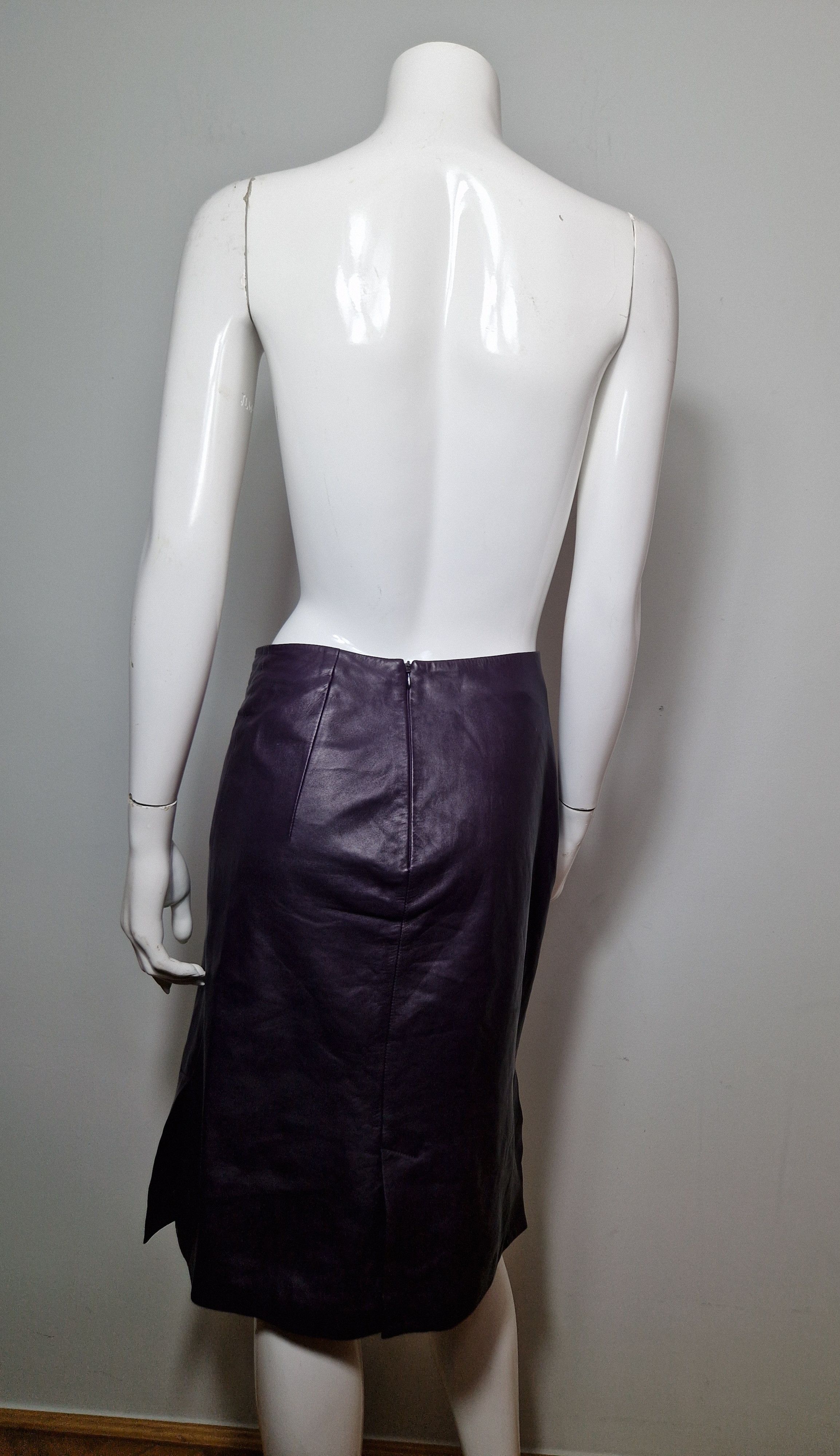 Prada Prada vintage leather skirt Size 30" / US 8 / IT 44 - 4 Thumbnail