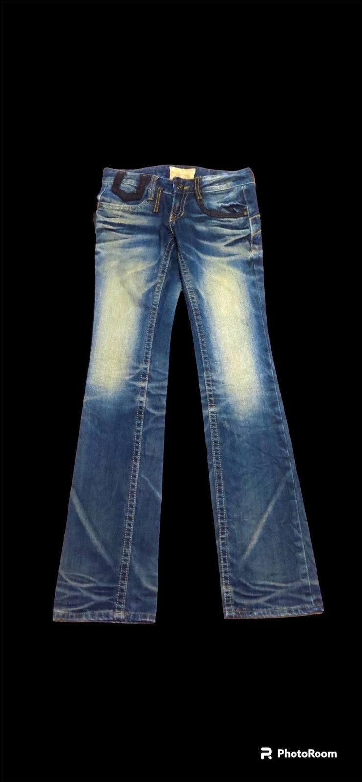 image of Lolita Jeanz Women’S Denim Pants Flare in Blue, Women's (Size 24)