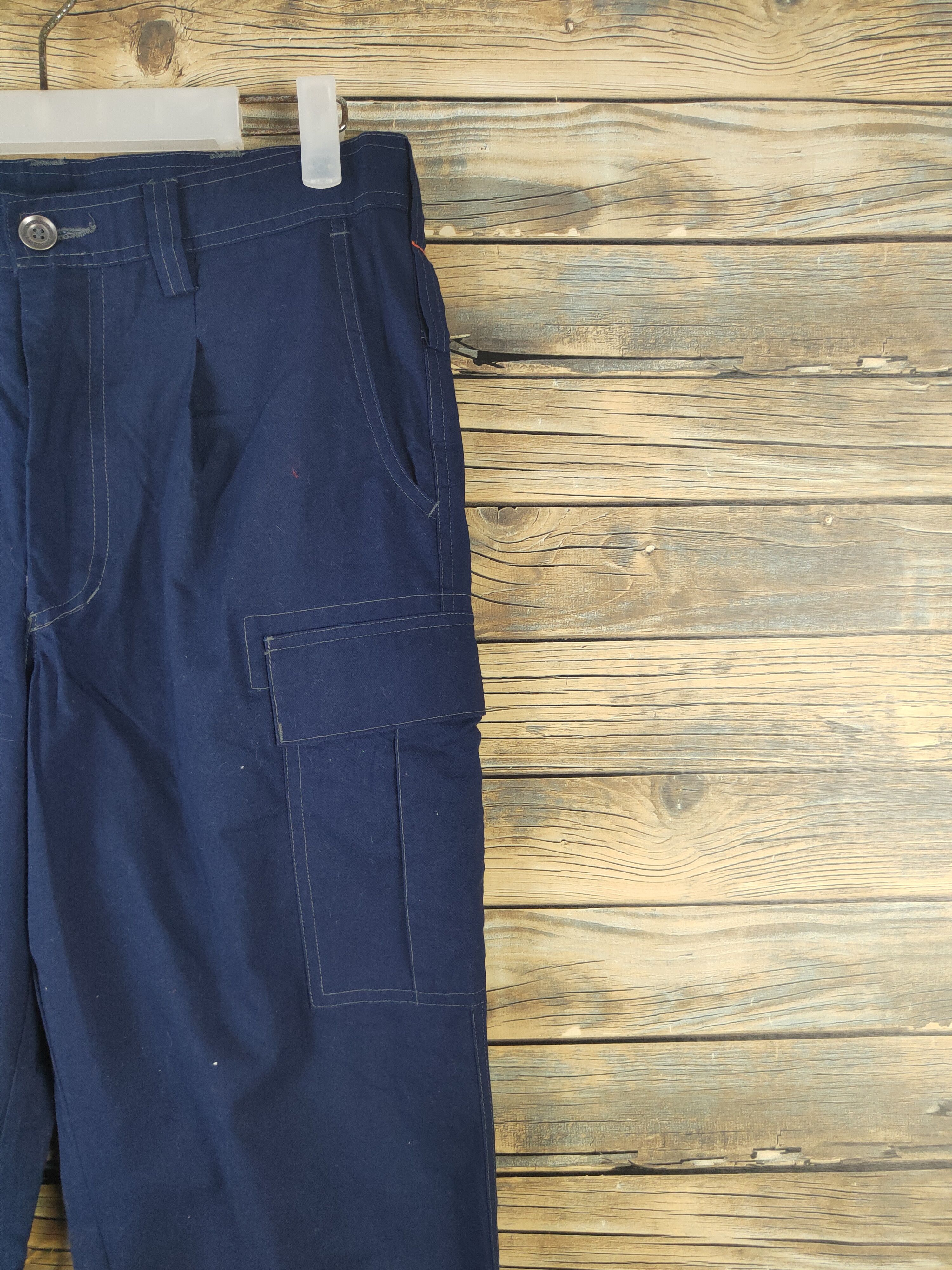 Japanese Brand DL Ladibon Navy Multipocket Tactical Cargo Pants #1884 Size US 31 - 5 Thumbnail