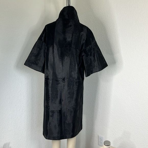 Marni Marni Agnello Lamb Silk Lined Patch Leather Fur Midi Cape Hi Size M / US 6-8 / IT 42-44 - 10 Thumbnail
