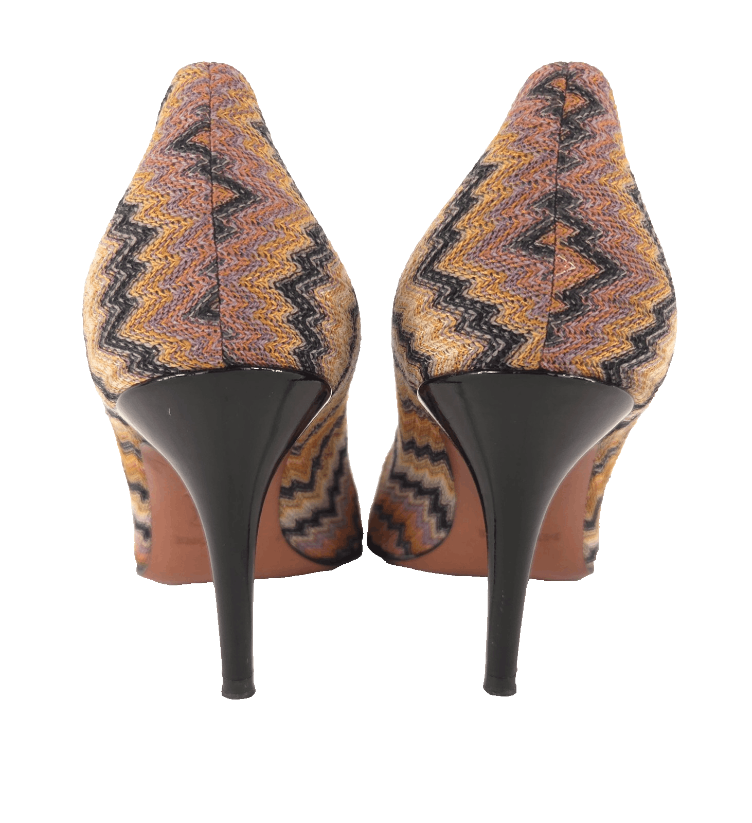 Missoni Missoni Zigzag Knit Pointed Toe Pumps 40 EU 10 US Womens Size US 10 / IT 40 - 4 Thumbnail