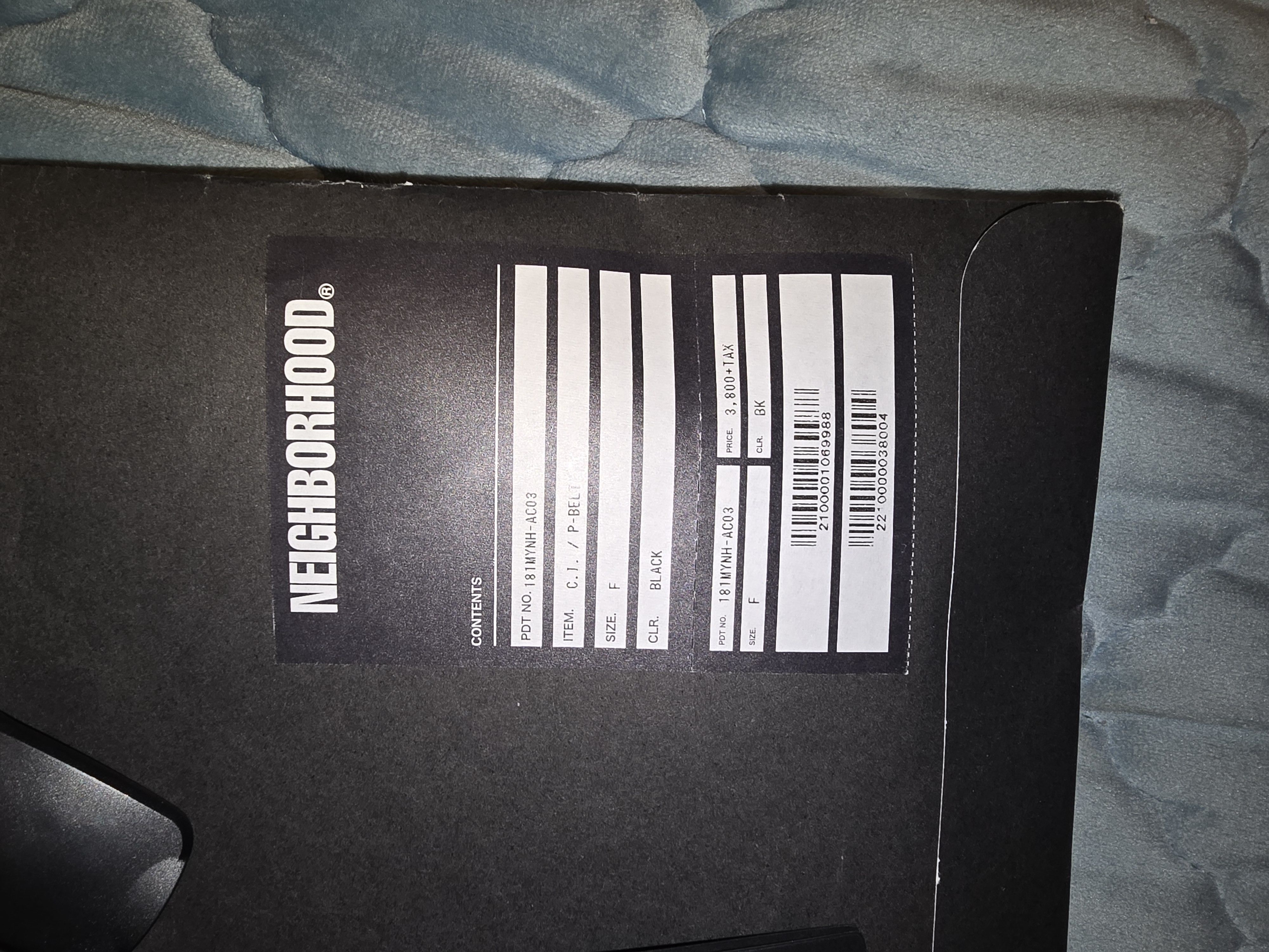 Neighborhood NEIGHBORHOOD C.I BELT Black Size ONE SIZE - 2 Thumbnail