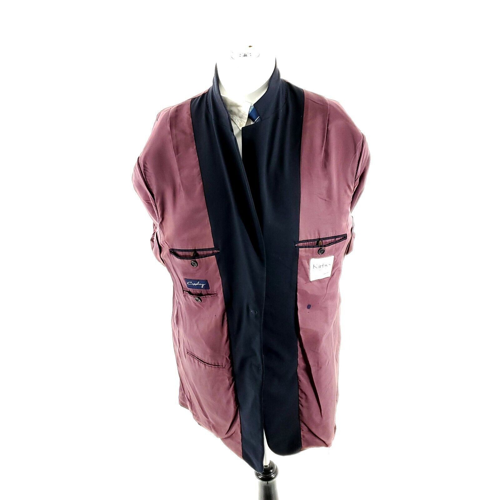 Coppley DAMAGED Coppley Wool 2 Gold Button Blazer 42L Blue Tagged 46 Size 42L - 12 Thumbnail