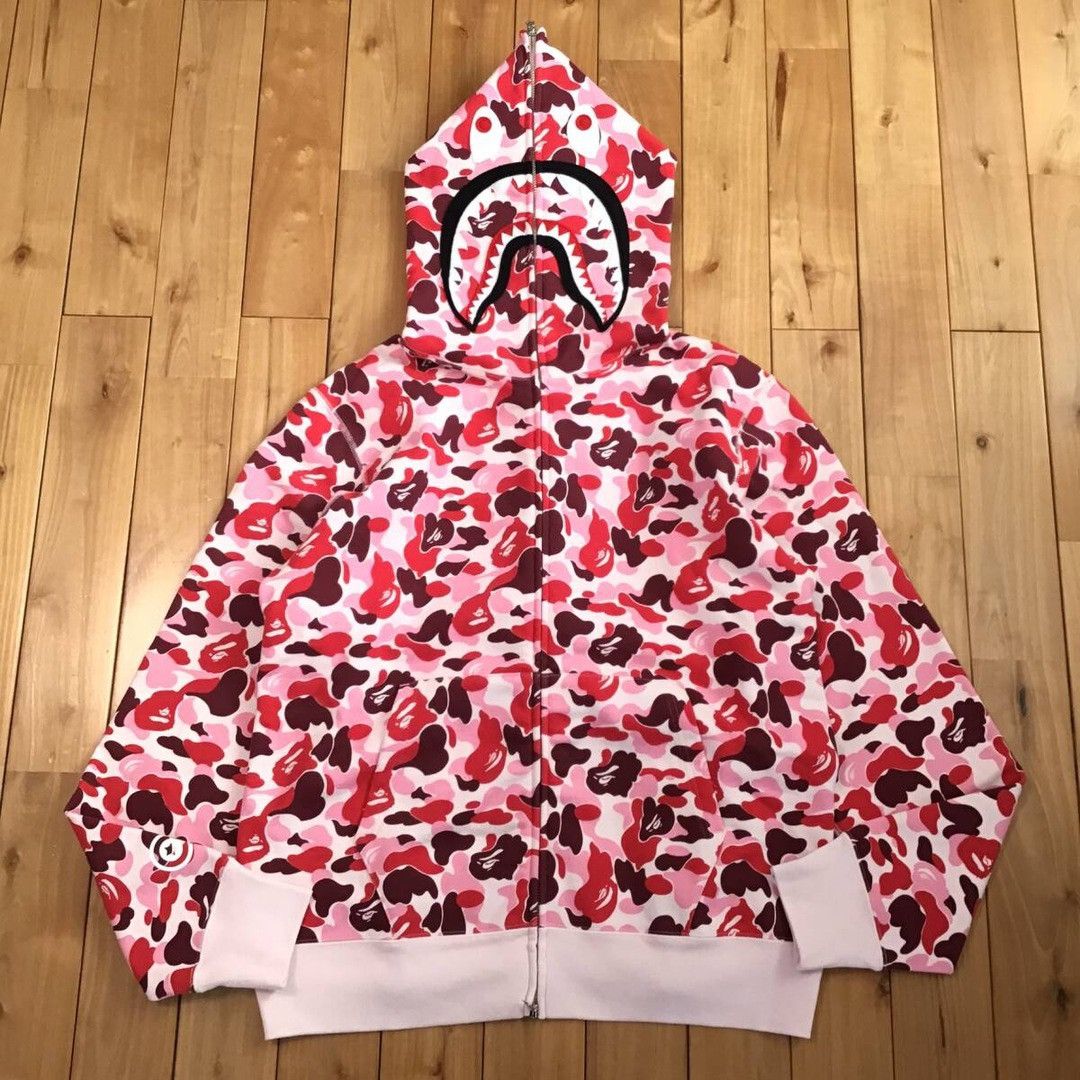 Bape 🔥Hiroshima Store Camo🔥 BAPE separate shark full zip hoodie Size US L / EU 52-54 / 3 - 1 Thumbnail