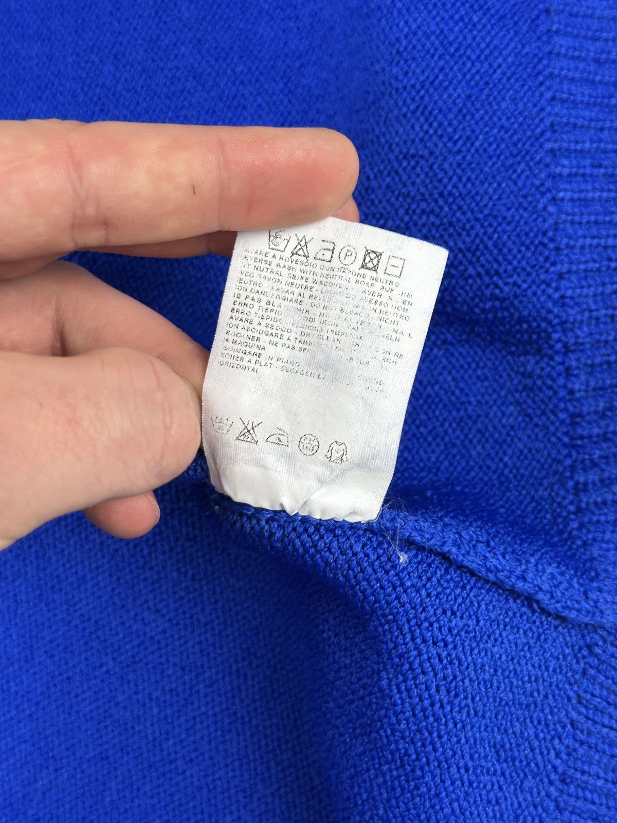 Stone Island Stone Island Vintage Blue & Grey Sweater Size US L / EU 52-54 / 3 - 11 Thumbnail