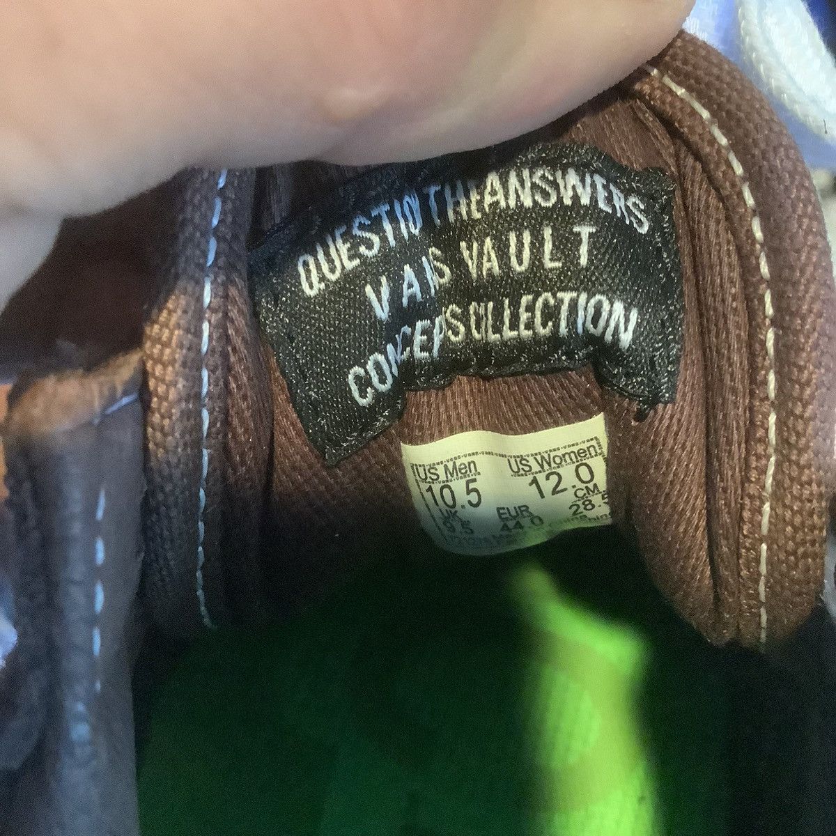 Vans VANS Concepts x Old Skool NS OG LX Question The Answers Size US 10.5 / EU 43-44 - 10 Thumbnail