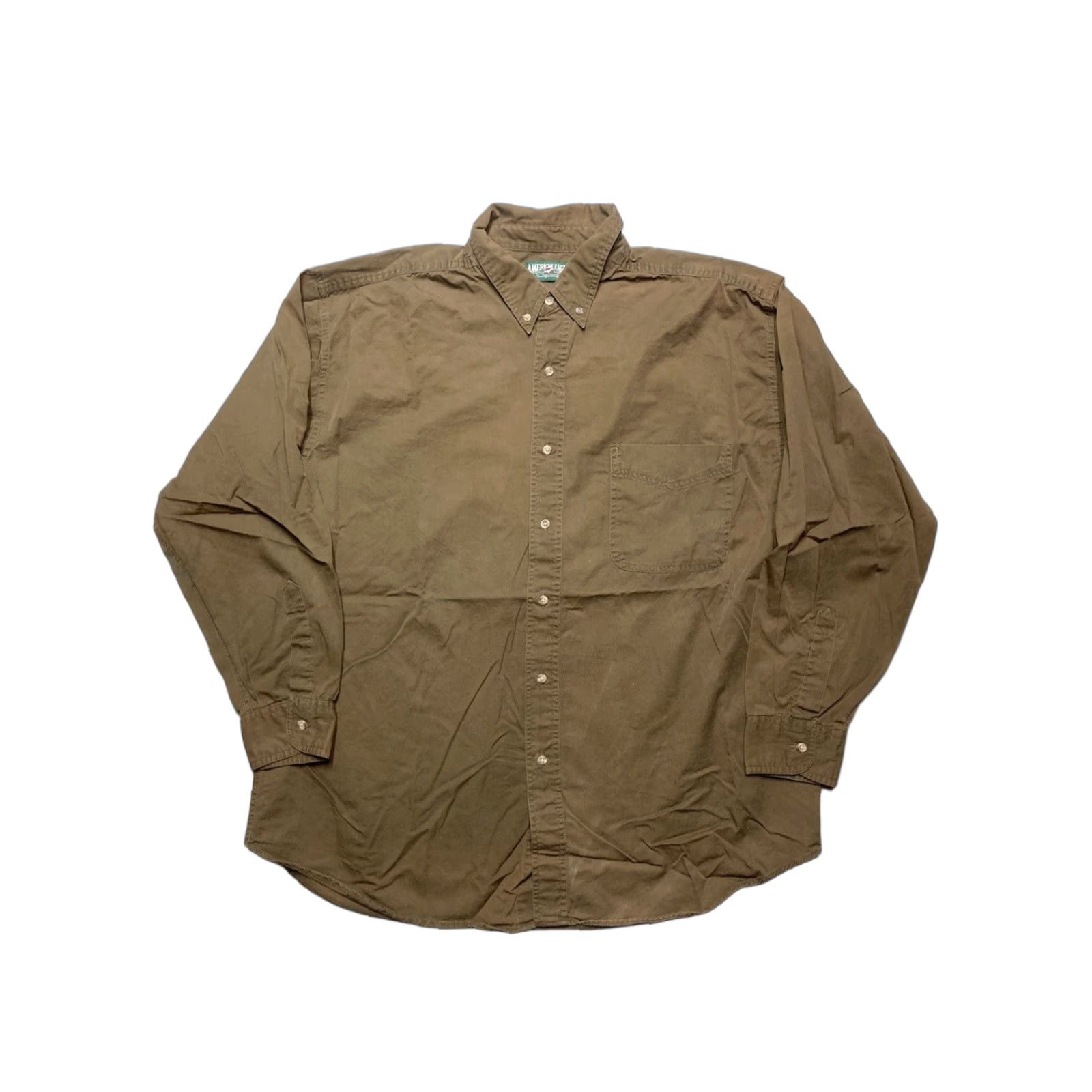 American Eagle Outfitters VINTAGE American Eagle long sleeve button shirt safari military lightweight cotton XL Size US XL / EU 56 / 4 - 1 Thumbnail