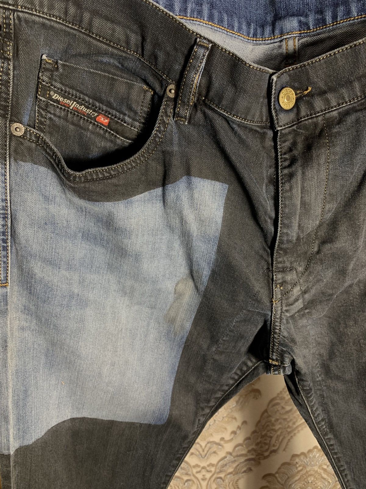 Diesel VINTAGE DIESEL INDUSTRY DENIM DIVISION DESIGNER JEANS Y2K Size US 36 / EU 52 - 3 Thumbnail