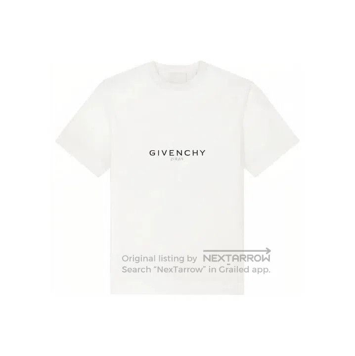 Givenchy Givenchy Logo Print Round Neck Loose Short Sleeve T-Shirt. Size US S / EU 44-46 / 1 - 1 Thumbnail