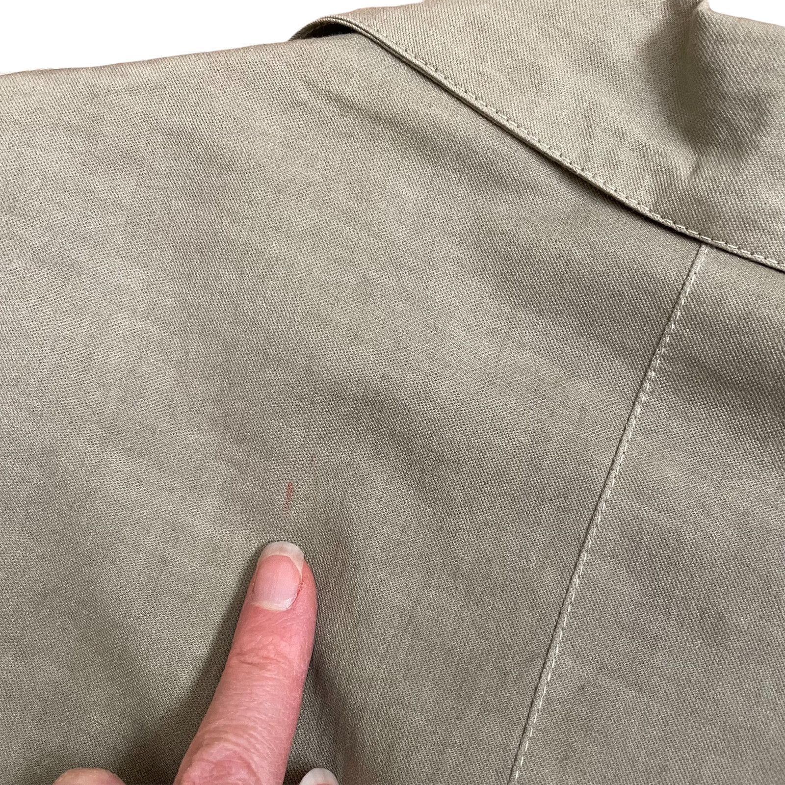 Sandrine Philippe Sandrine Philippe Beige Paneled Zip Waist Deconstructed Coat Size S / US 4 / IT 40 - 11 Thumbnail