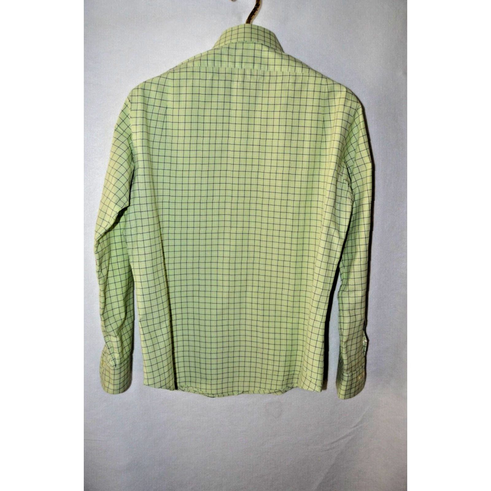 Polo Ralph Lauren VINTAGE Polo Ralph Lauren Regent Custom Fit Green Plaid Button Up Shirt Mens 15.5 34/35 Shirt Size US L / EU 52-54 / 3 - 2 Thumbnail
