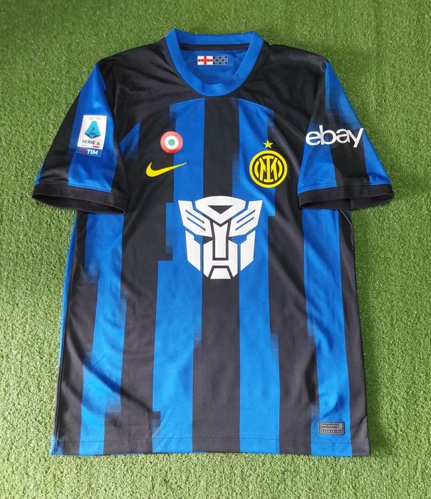 Nike Inter milan x transformers 23/24 barella jersey football | Grailed