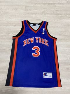 NBA NEW YORK KNICKS STEPHON MARBURY #3 MAJESTIC BASKETBALL JERSEY