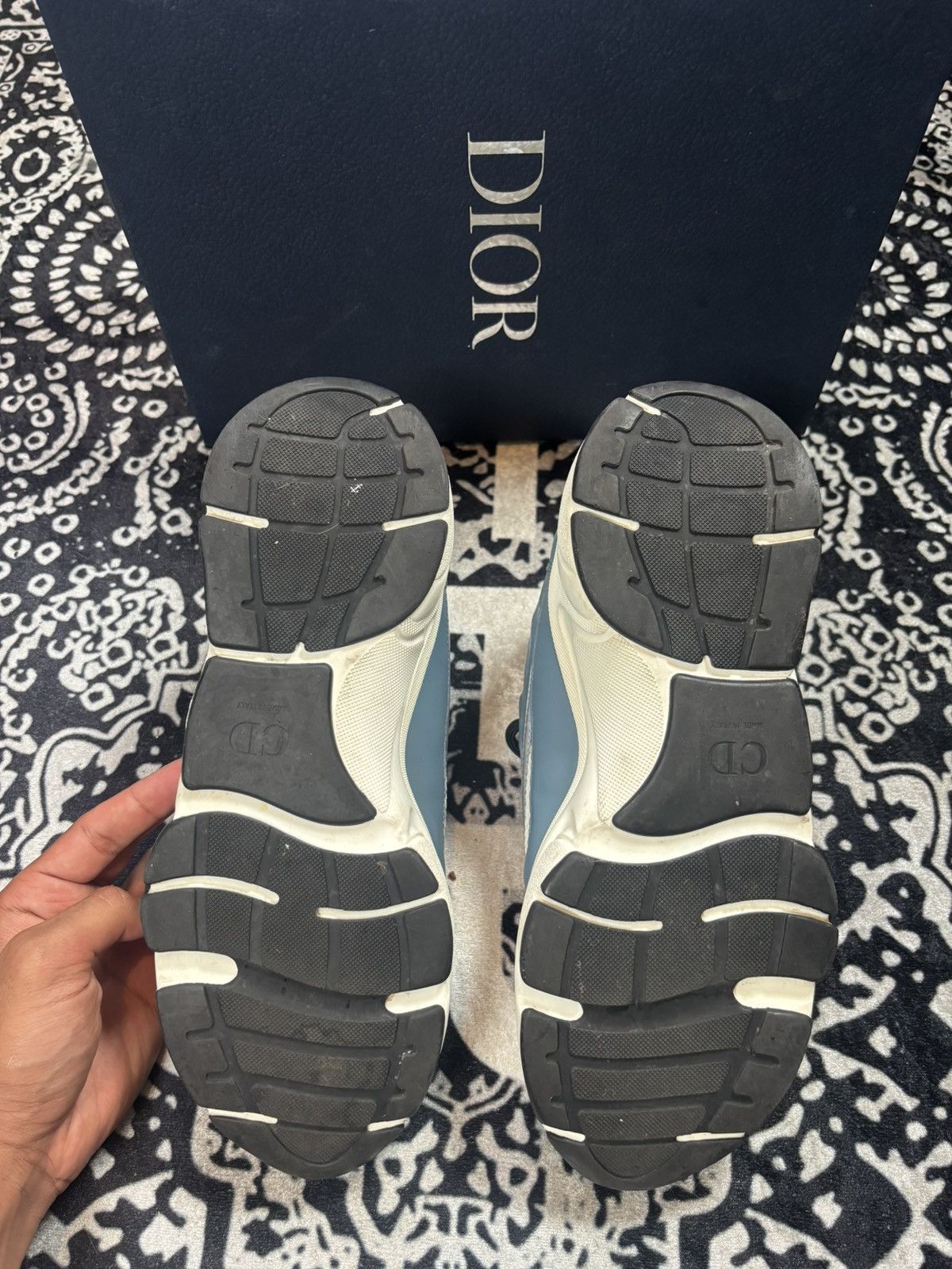 Dior Dior B22 ‘Teal Yellow’ Size US 10 / EU 43 - 7 Thumbnail