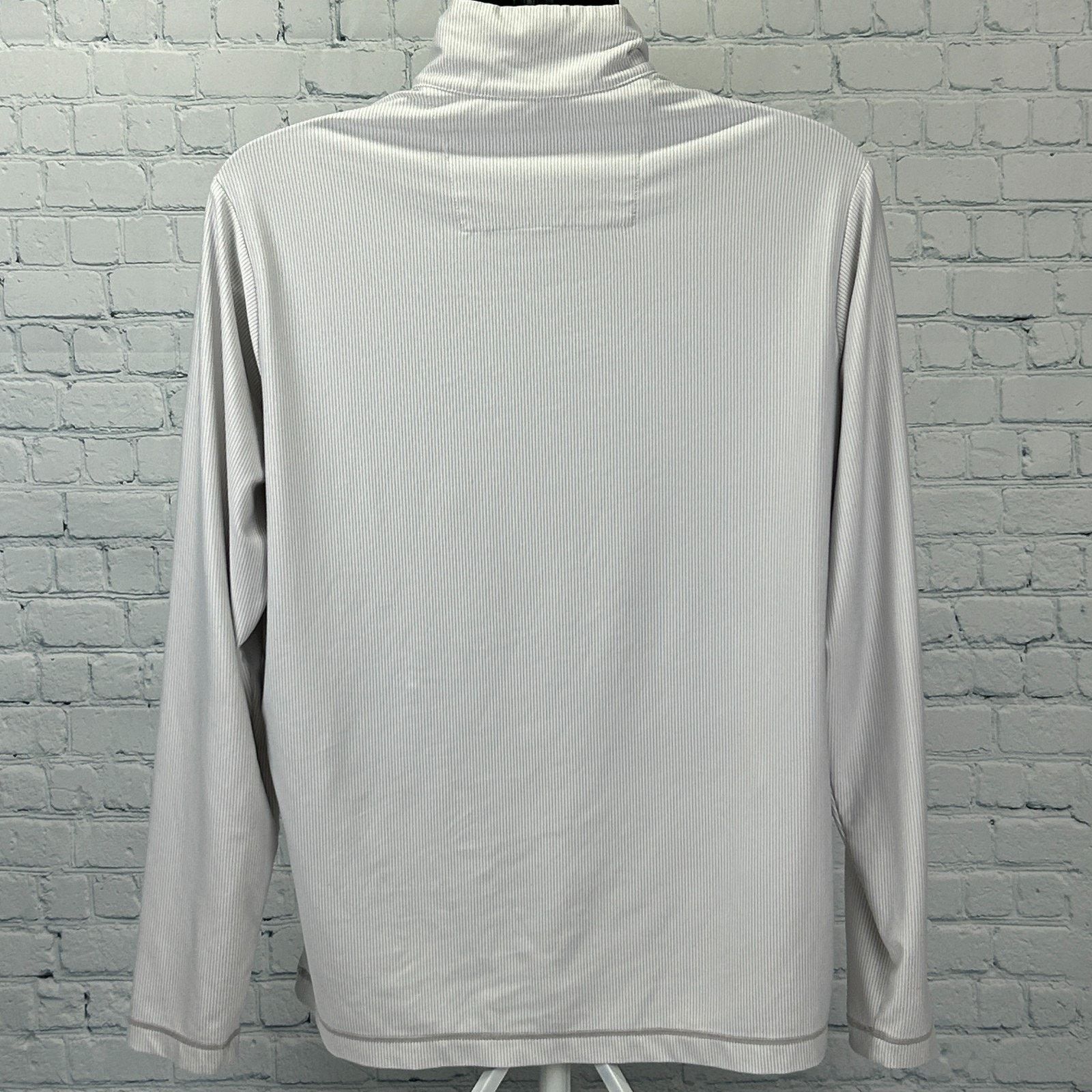 Antigua Las Vegas Raiders 1/4 Zip Shirt White NFL Antigua Tempo L Size US L / EU 52-54 / 3 - 3 Thumbnail