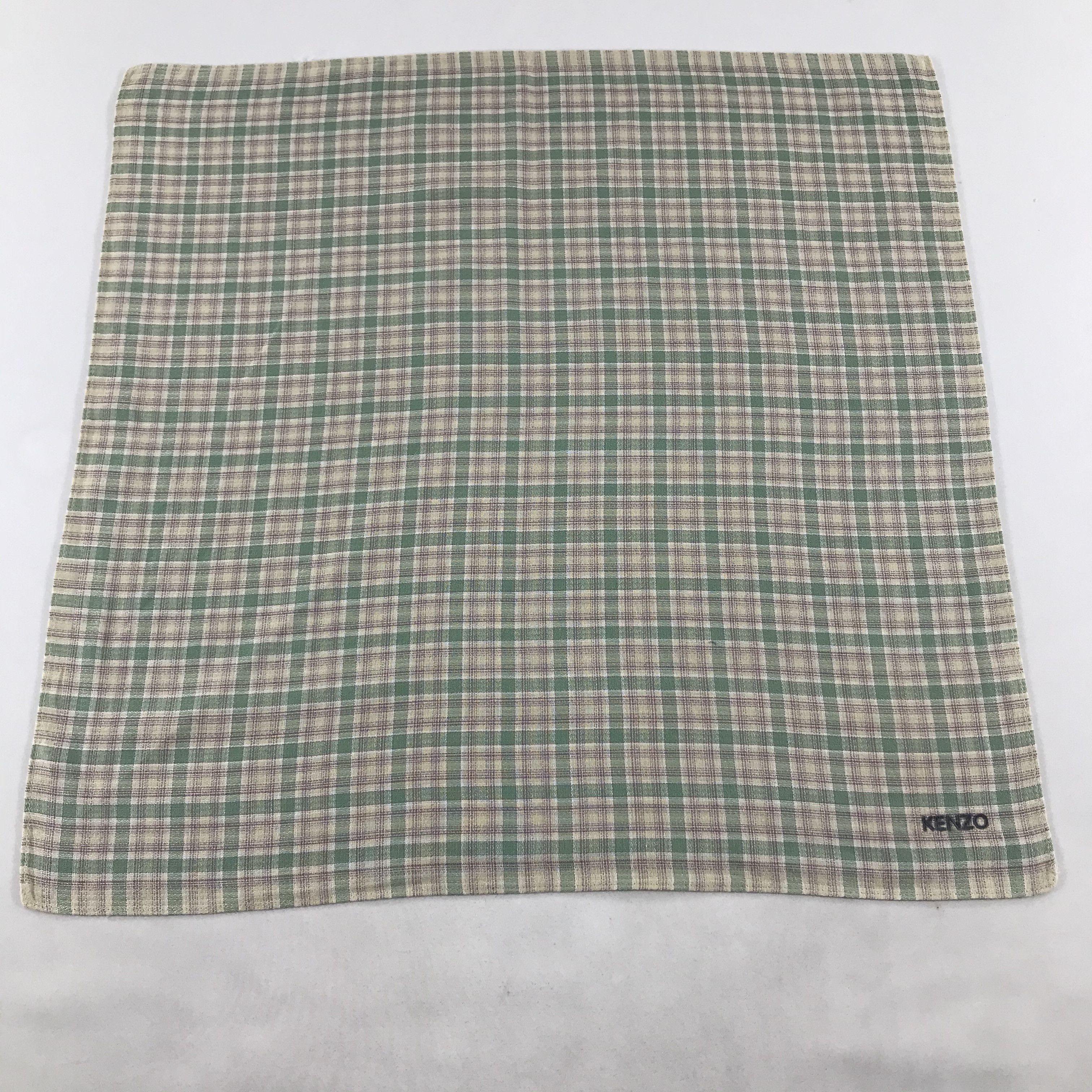 Kenzo Kenzo Tartan Handkerchief Neckerchief Bandana H29 Size ONE SIZE - 1 Thumbnail