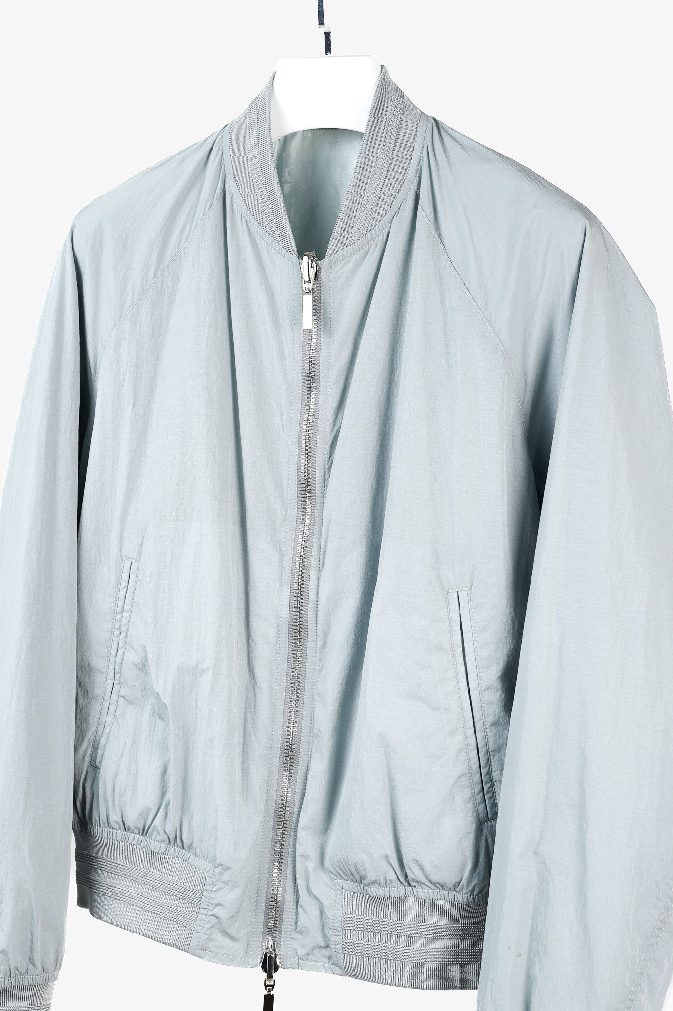 Dior Dior Reversible Gray Oblique Nylon Bomber Jacket Size US XL / EU 56 / 4 - 6 Thumbnail