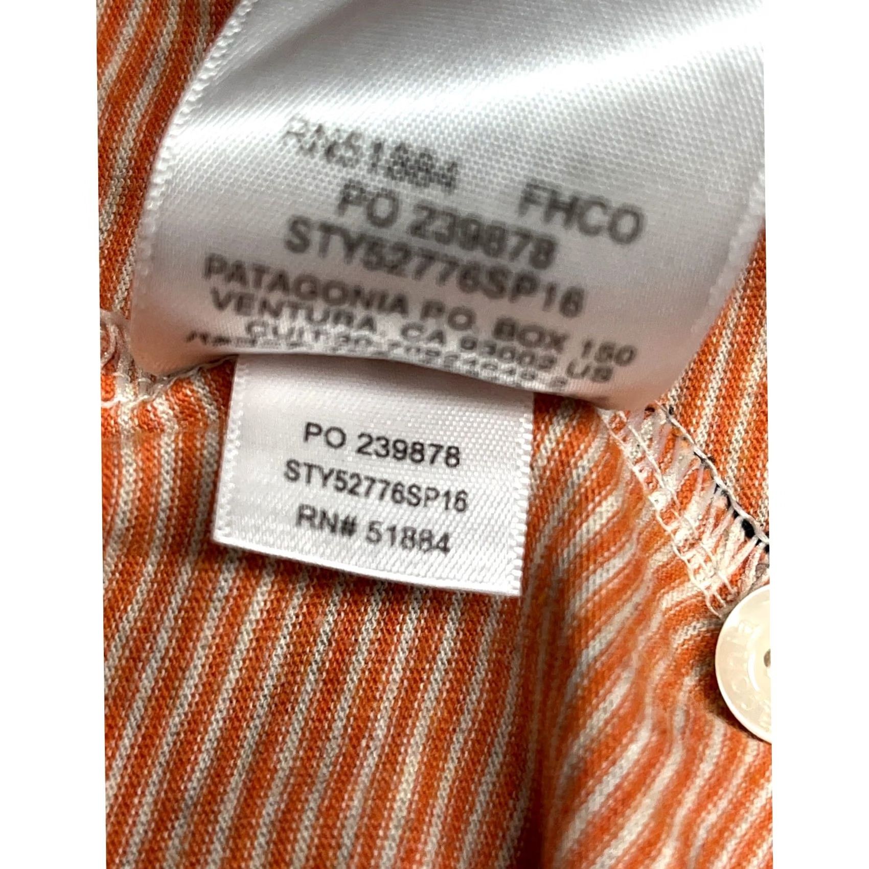 Patagonia Patagonia Orange Polo Shirt L Mens Size US L / EU 52-54 / 3 - 7 Thumbnail