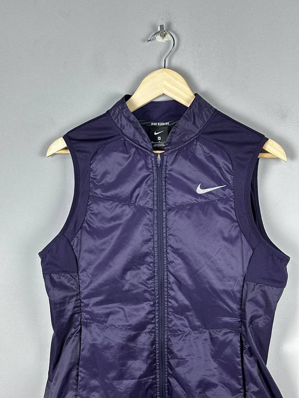 Nike Vintage Nike Vest Black Drill Sportswear Running Size M / US 6-8 / IT 42-44 - 3 Thumbnail