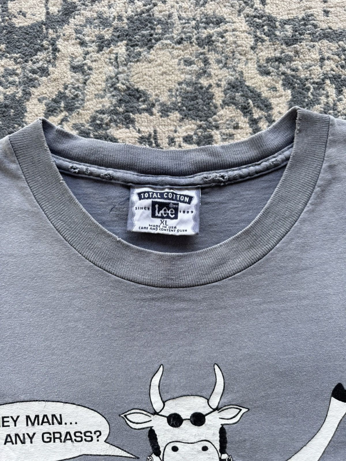 Band Tees HEY MAN GOT ANY GRASS? 90‘s 🐄😮‍💨 Size US XL / EU 56 / 4 - 3 Thumbnail
