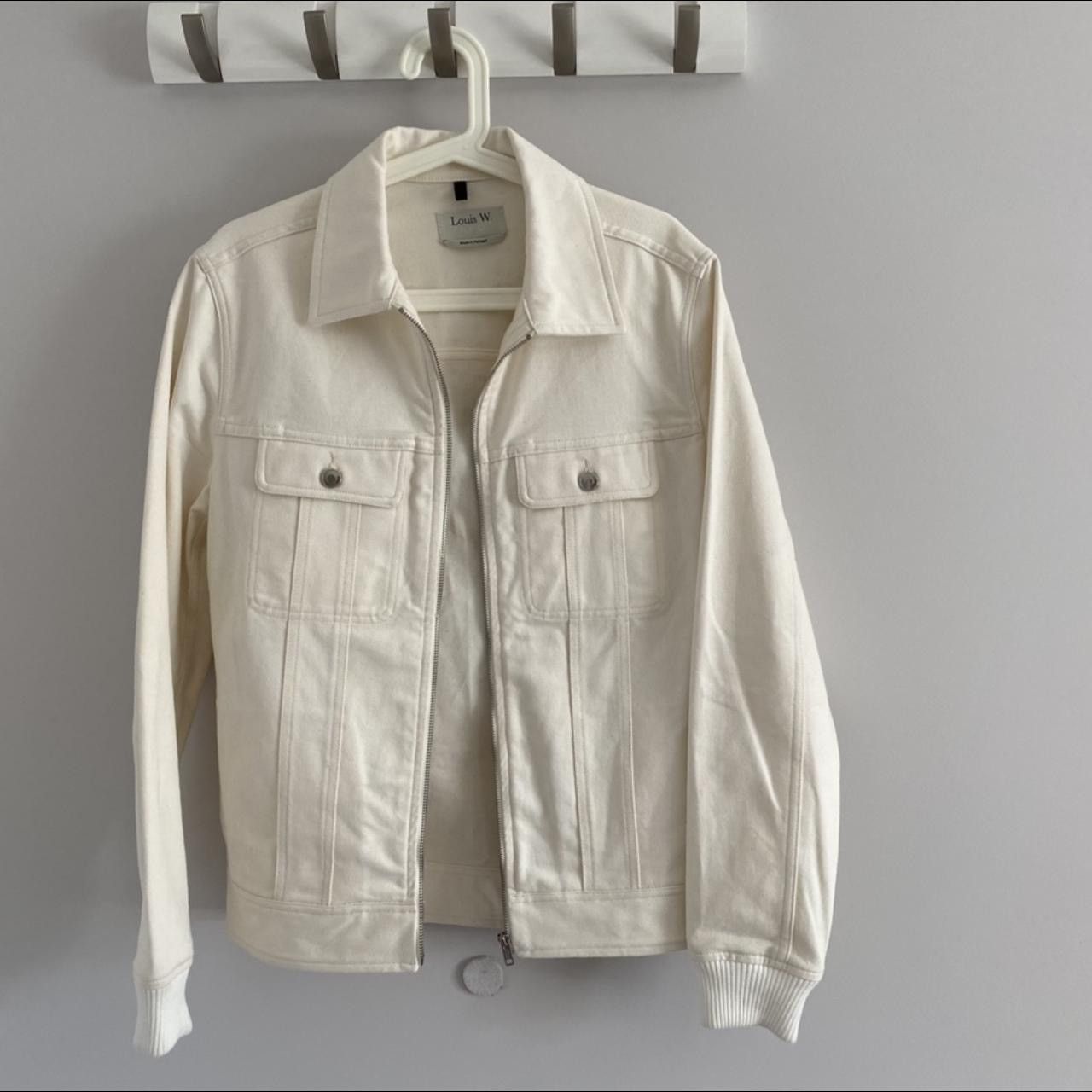 A.P.C. × Louis W. A.P.C X Louis W White Cream Denim Jacket new without tags Size US L / EU 52-54 / 3 - 1 Thumbnail