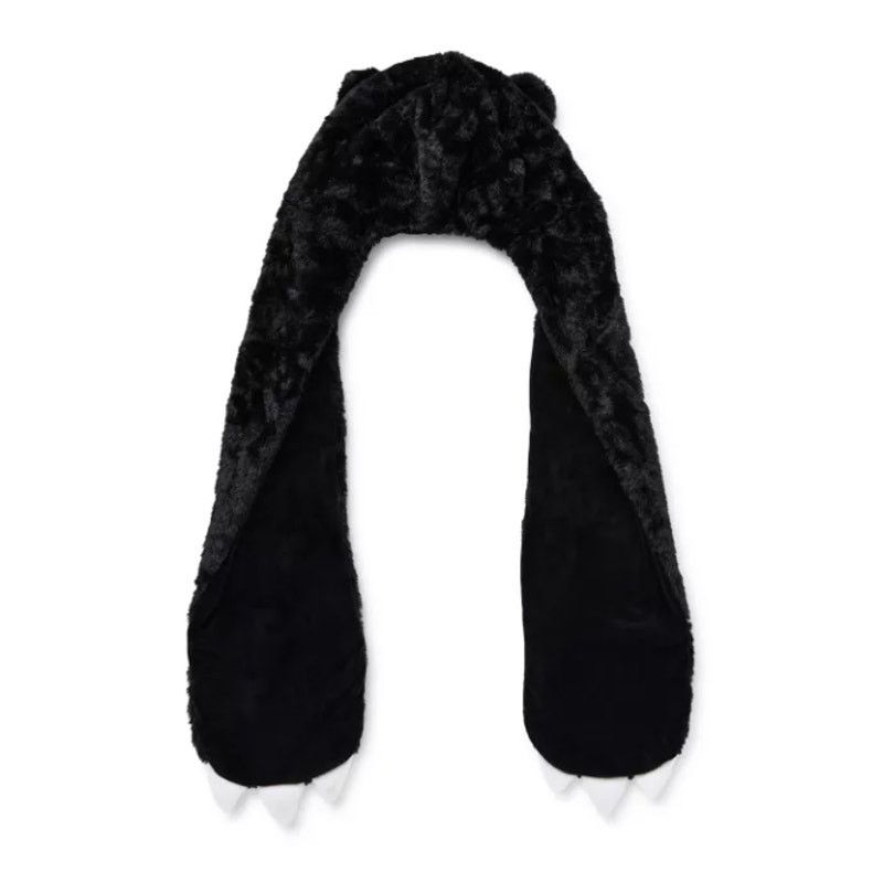Other Black Gloomy Bear Goth Emo Punk Festival Fuzzy Cosplay Hat Size ONE SIZE - 2 Thumbnail