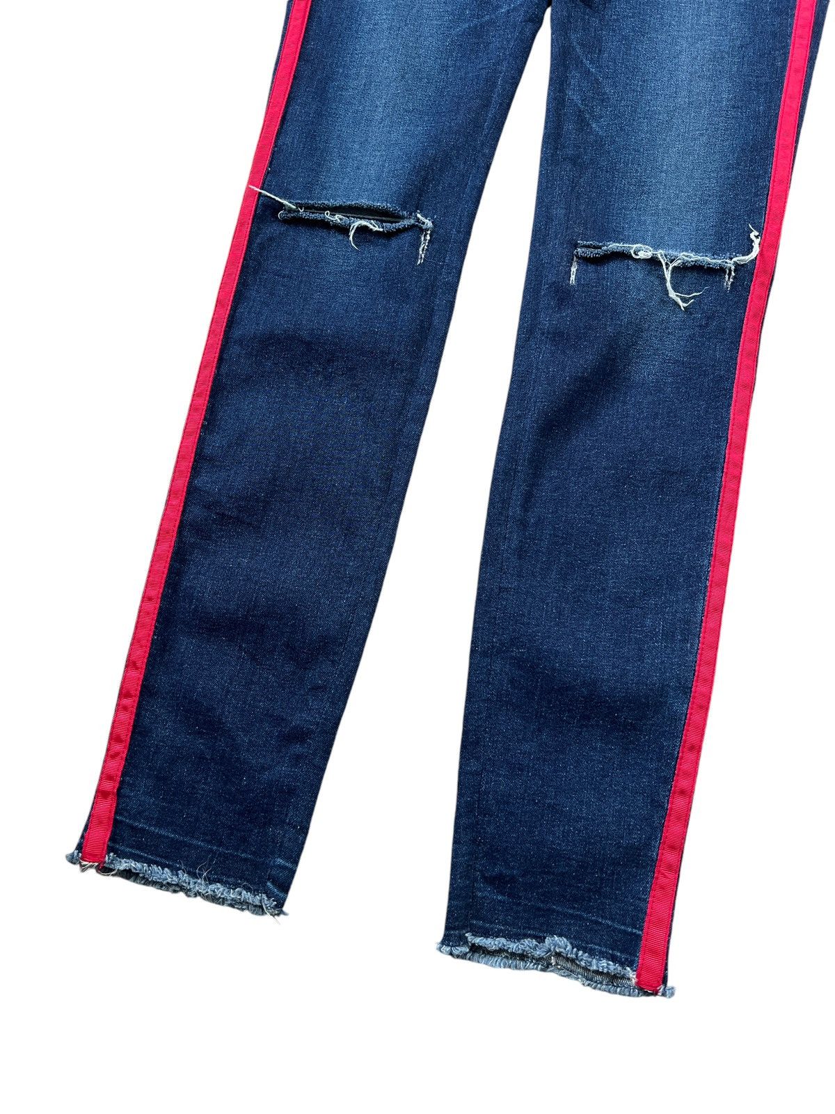Hysteric Glamour Hysteric Glamour Side Tape Distressed Skinny Jeans Size 27" / US 4 / IT 40 - 3 Thumbnail