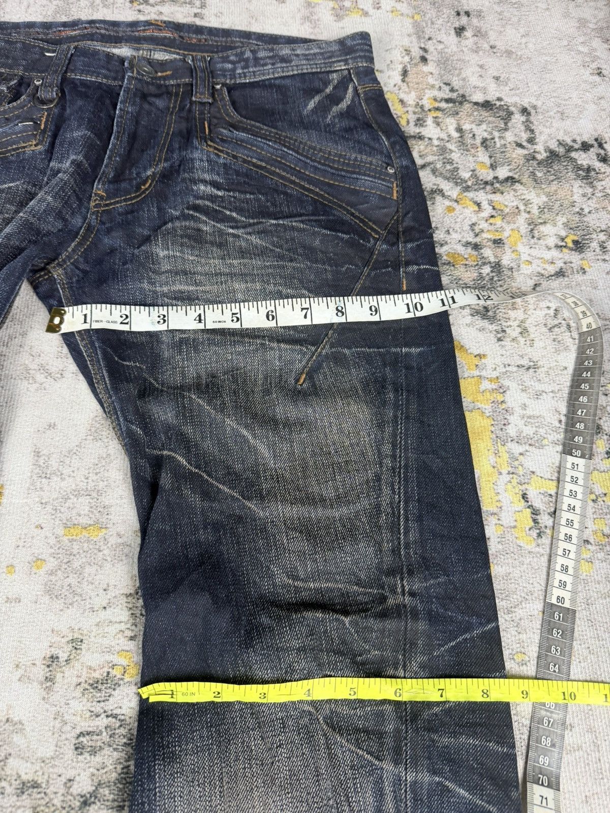 BUFFALO BOBS Flare Nicole Club Whisker Clawmark Denim Size US 31 - 8 Thumbnail